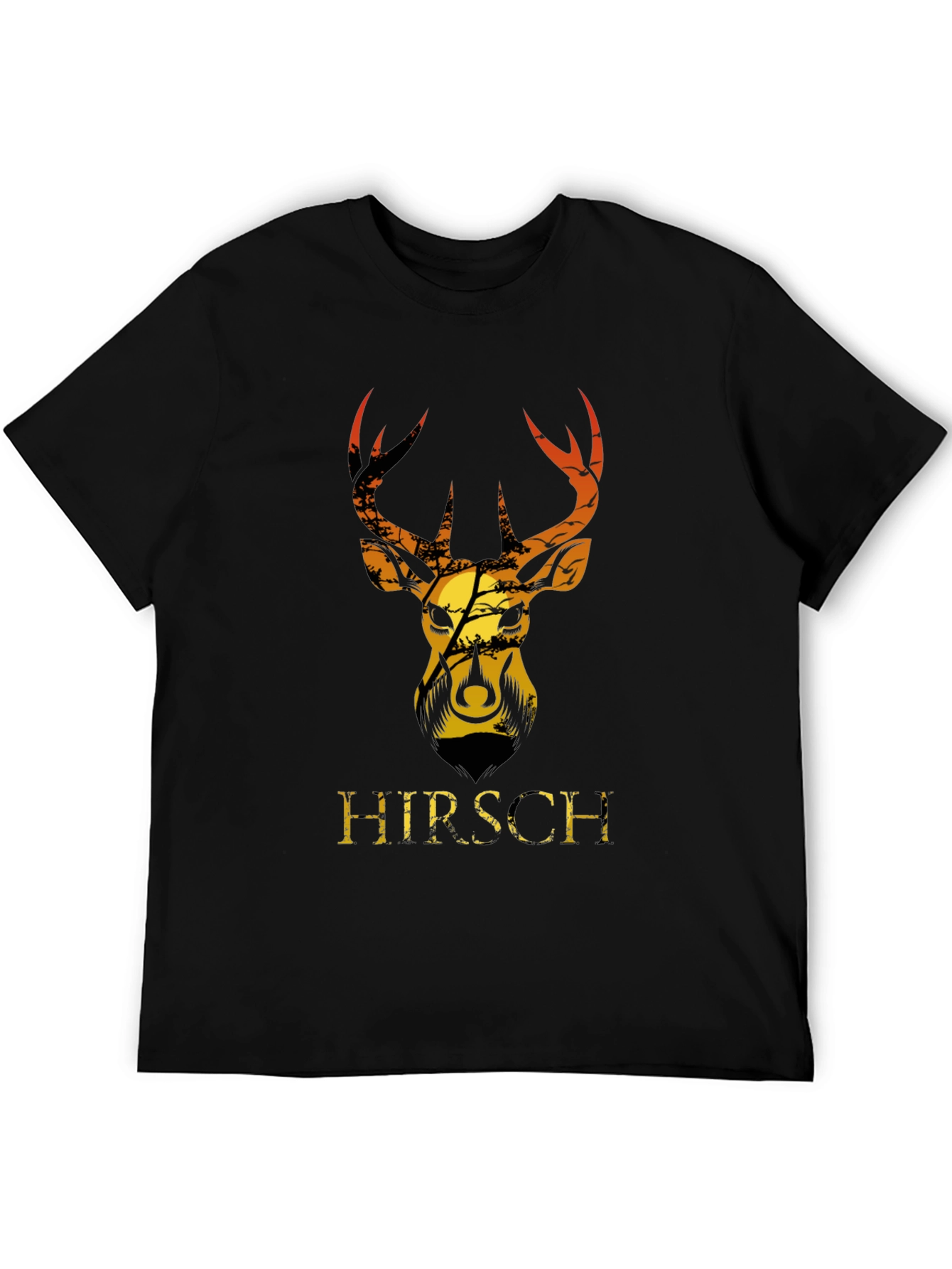 Hirsch Sunset Deer Graphic Tee