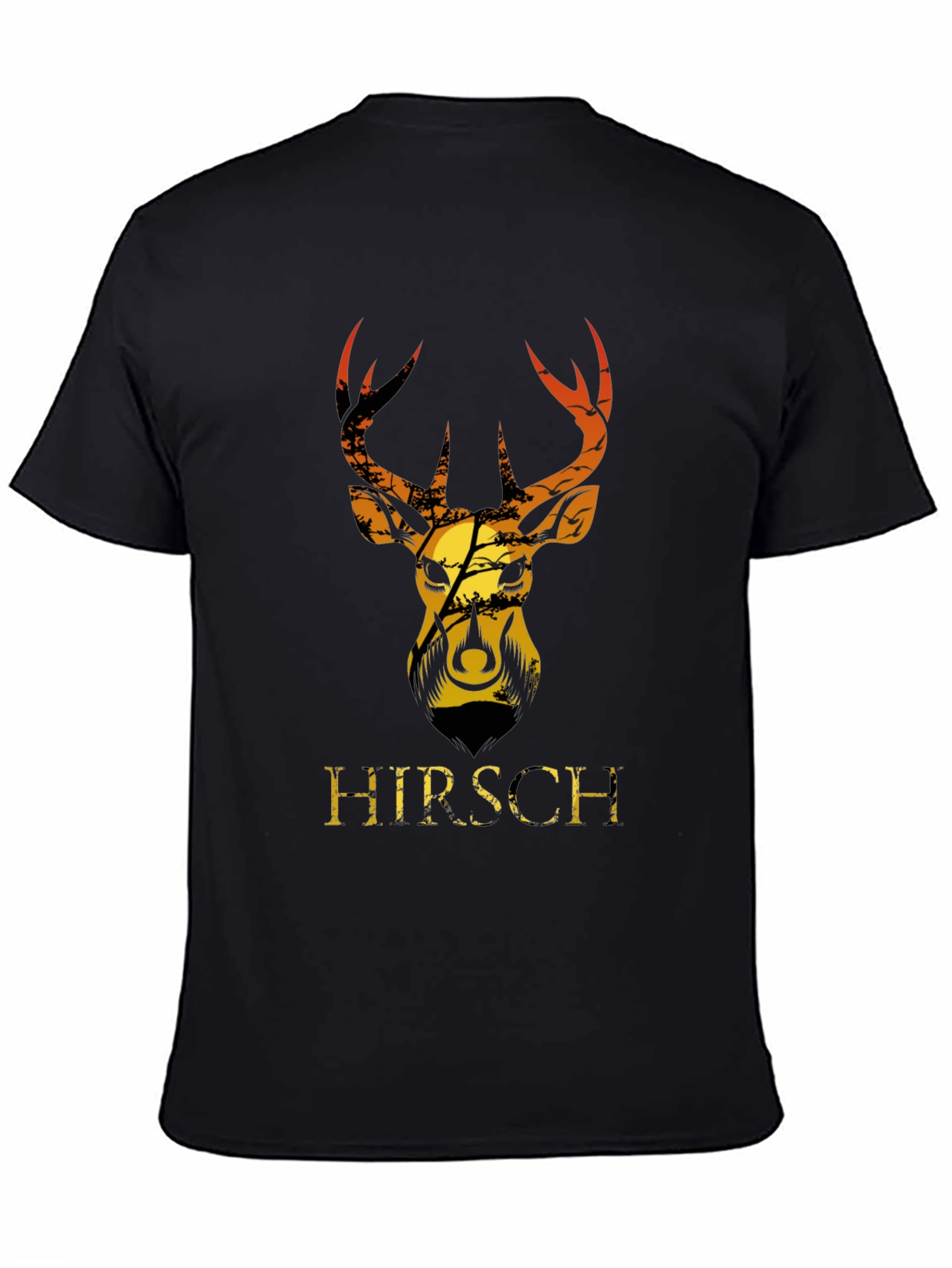 Hirsch Sunset Deer Graphic Tee