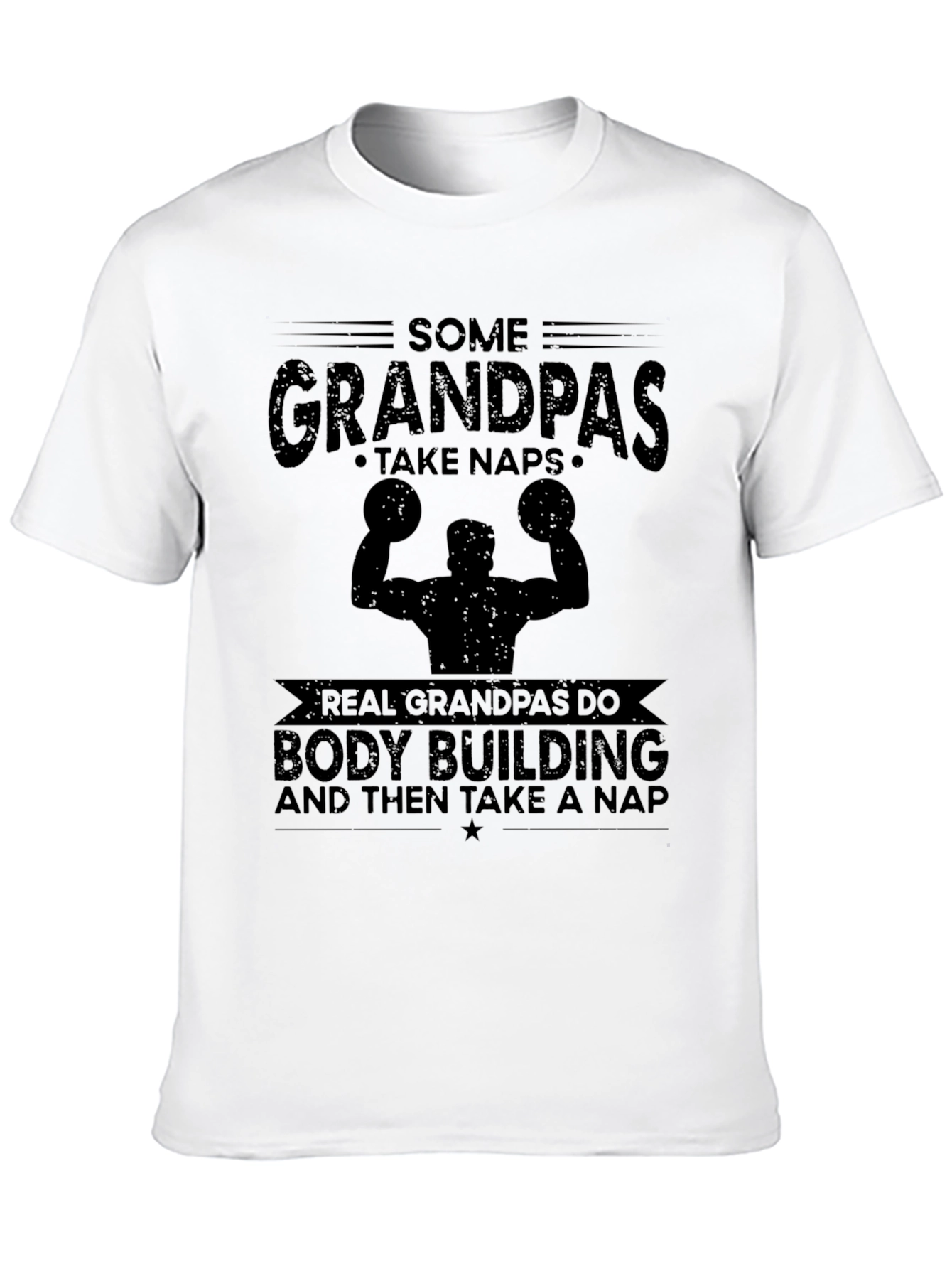 Grandpa Bodybuilding T-Shirt - Funny Workout Gift