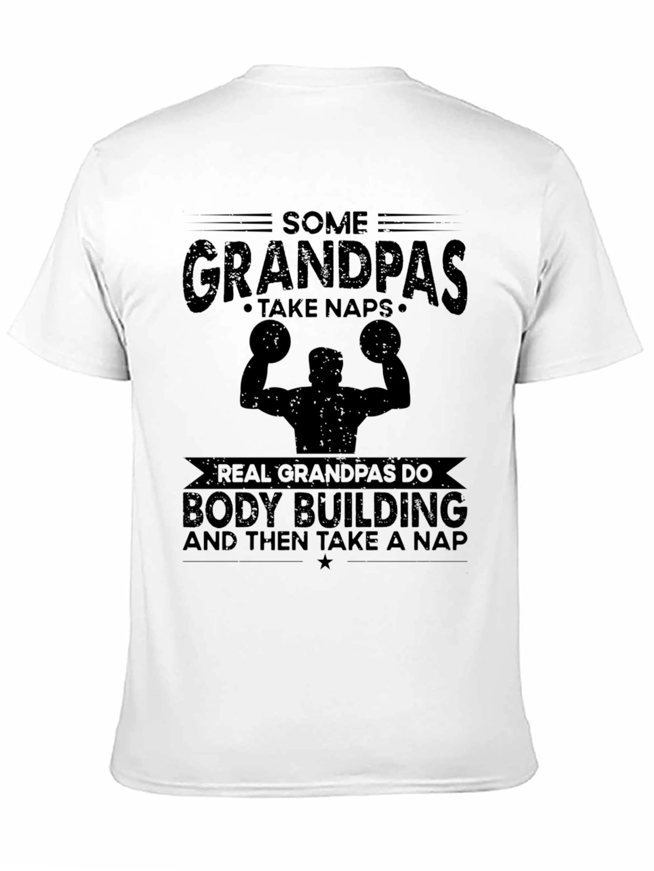 Grandpa Bodybuilding T-Shirt - Funny Workout Gift