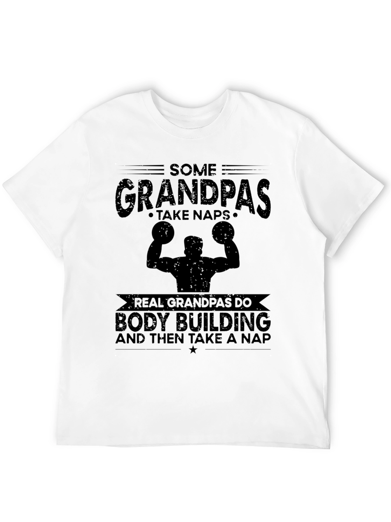 Grandpa Bodybuilding T-Shirt - Funny Workout Gift