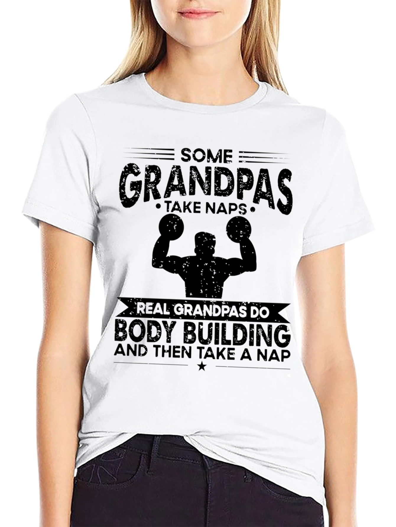 Grandpa Bodybuilding T-Shirt - Funny Workout Gift