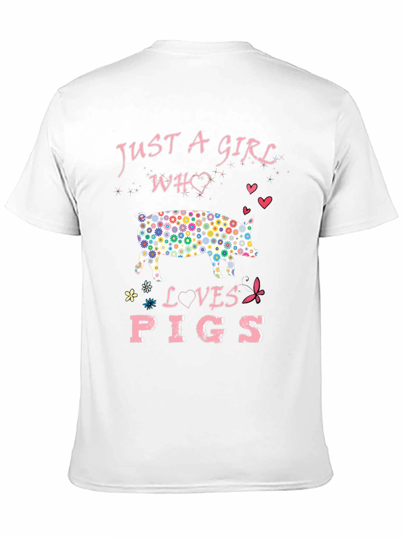 Just A Girl Who Loves Pigs Graphic Tee