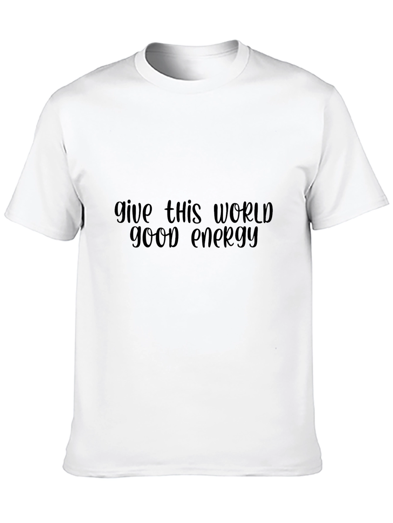 Give This World Good Energy T-Shirt - Black