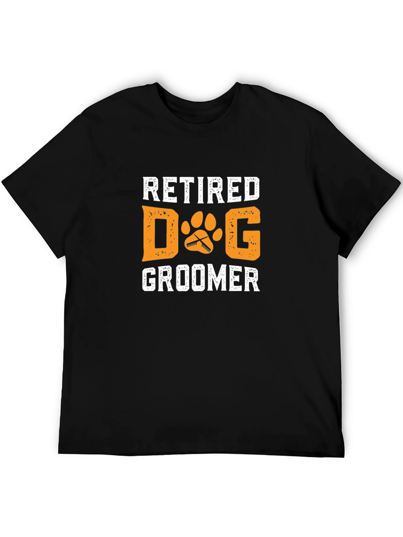 Retired Dog Groomer Graphic T-Shirt