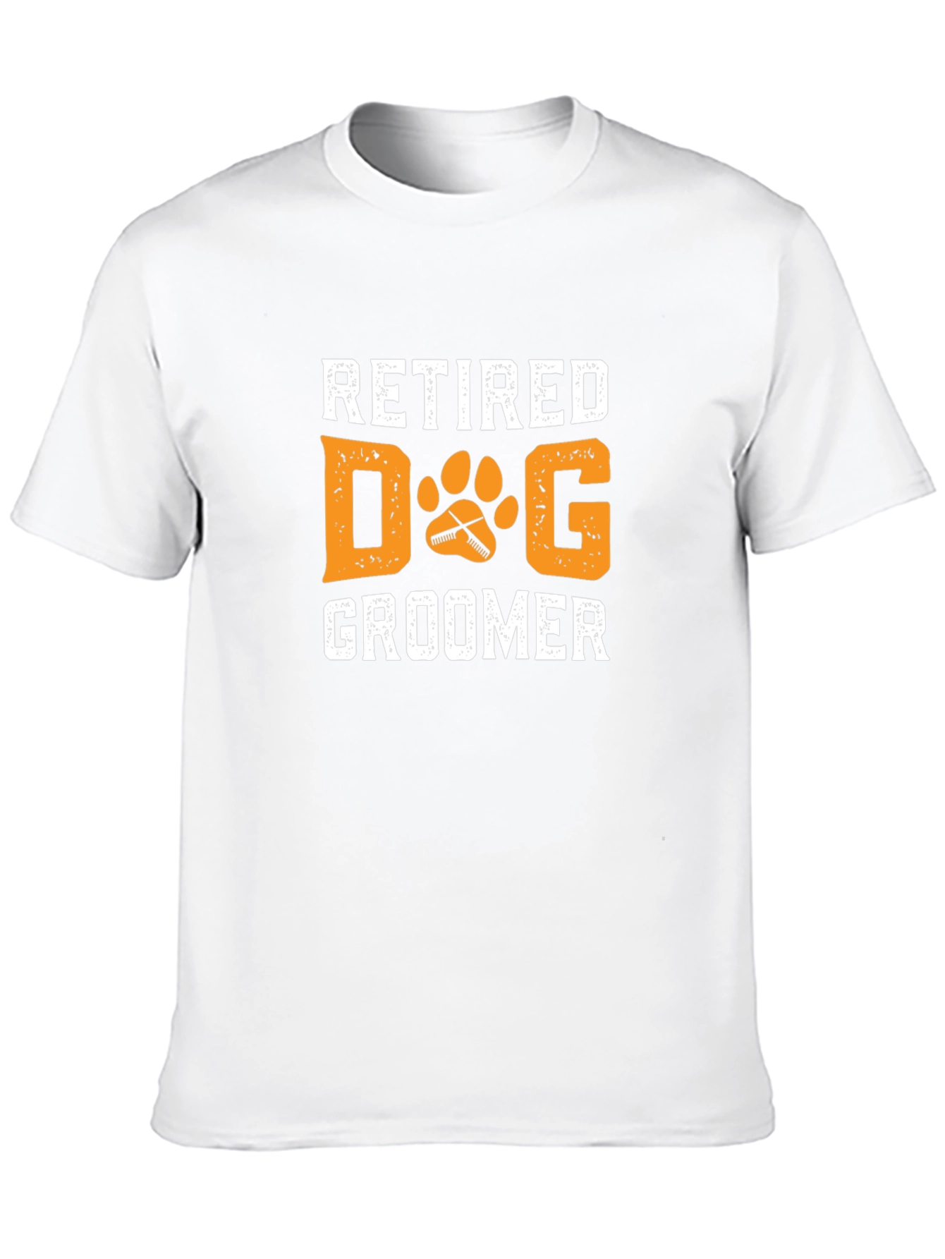 Retired Dog Groomer Graphic T-Shirt