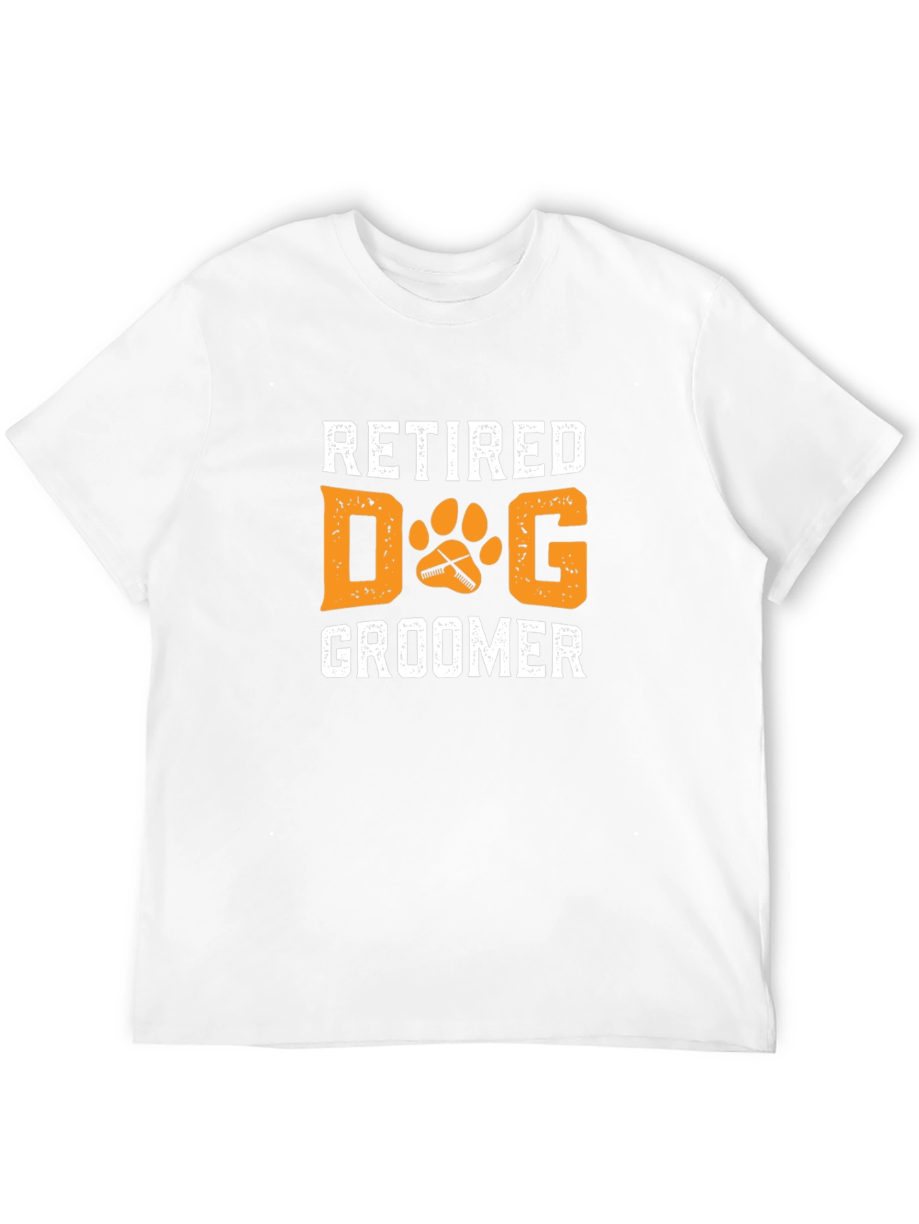 Retired Dog Groomer Graphic T-Shirt