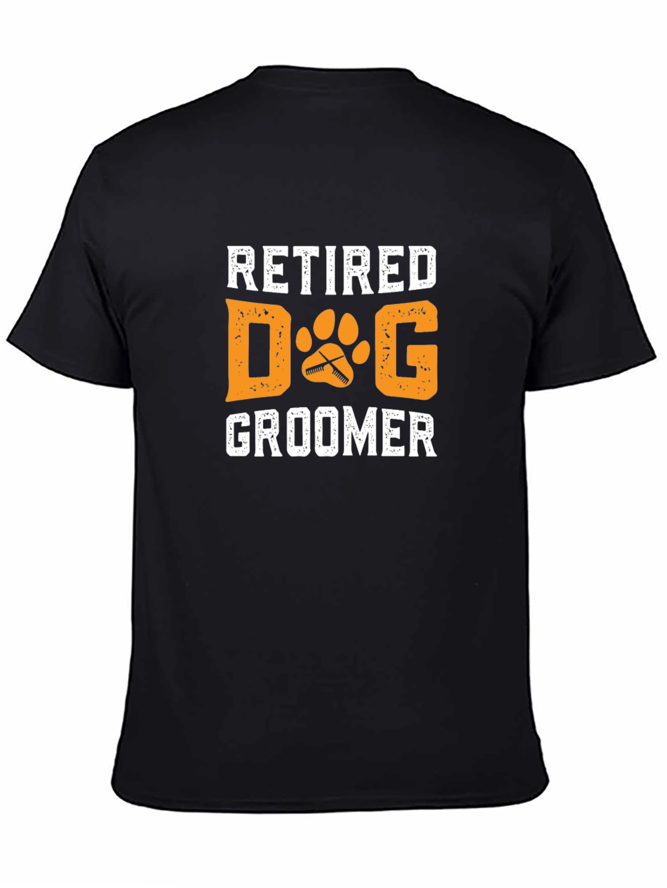 Retired Dog Groomer Graphic T-Shirt