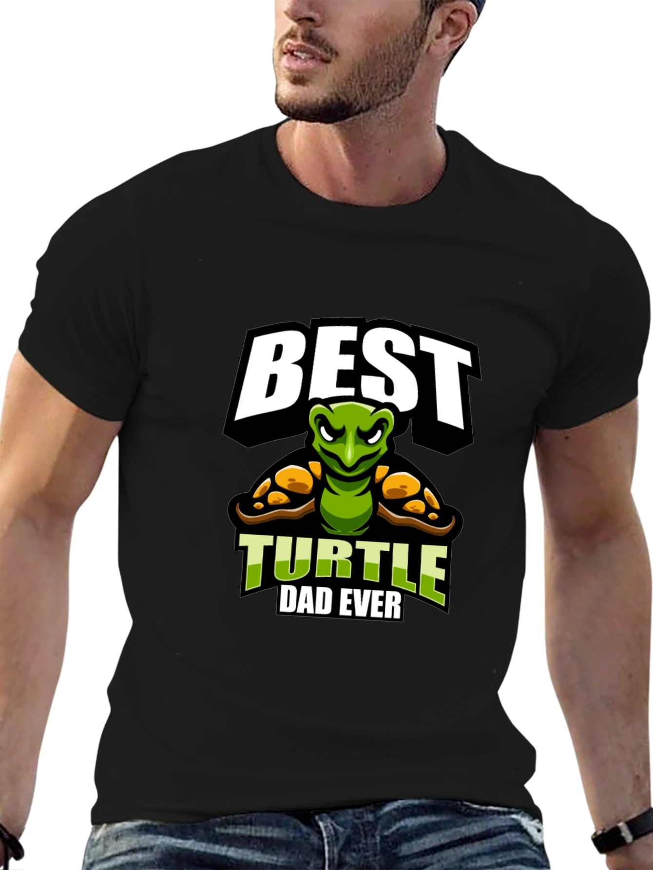 Best Turtle Dad Ever Graphic T-Shirt
