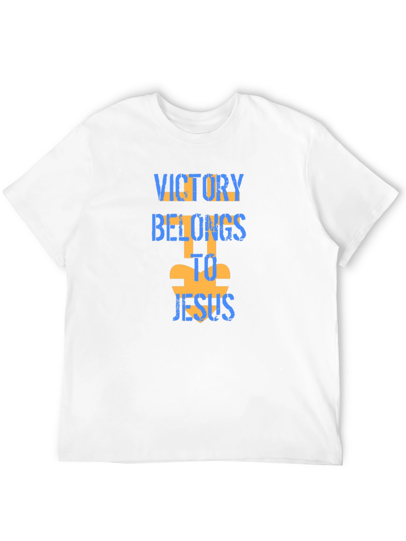 Victory Belongs to Jesus Black T-Shirt