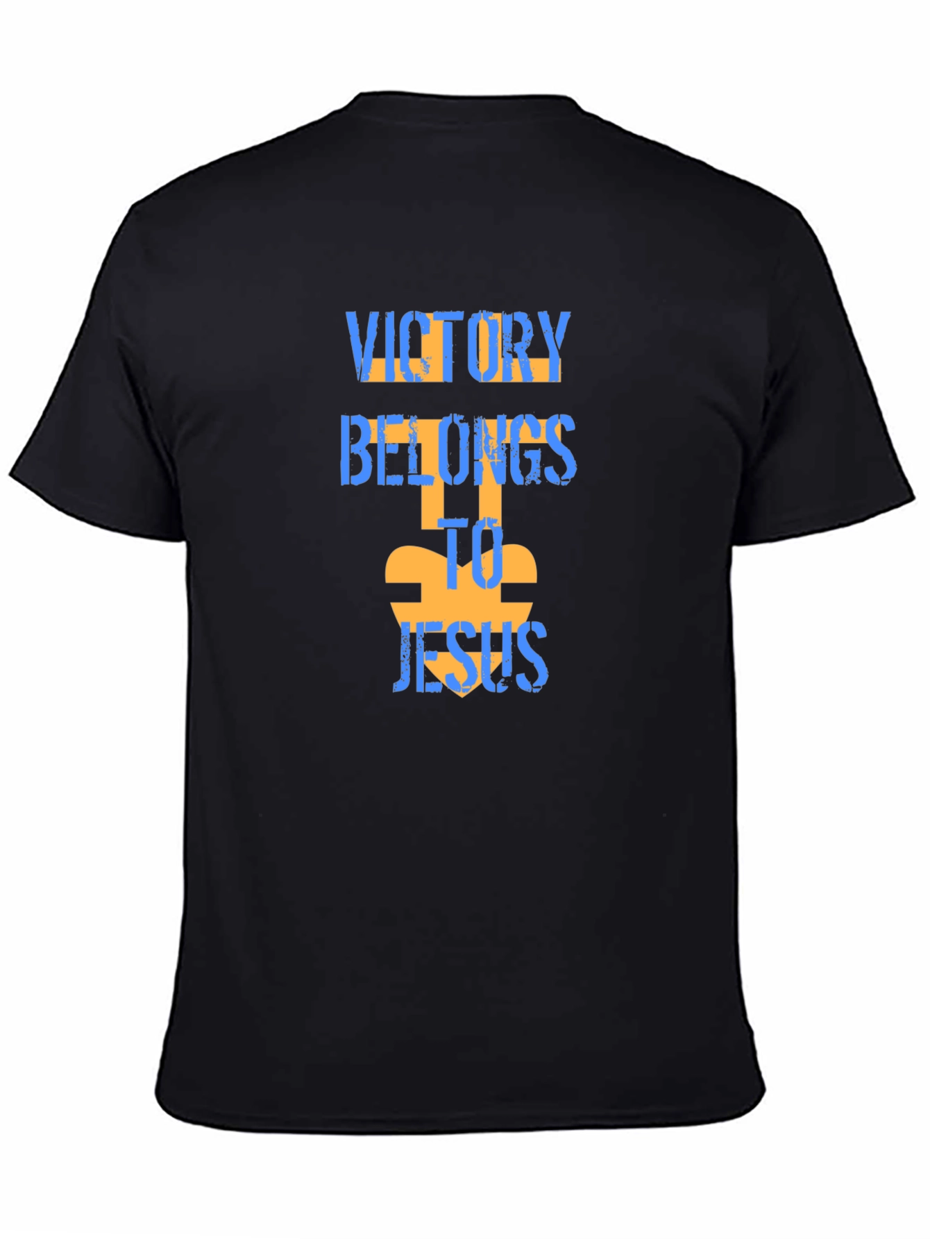 Victory Belongs to Jesus Black T-Shirt