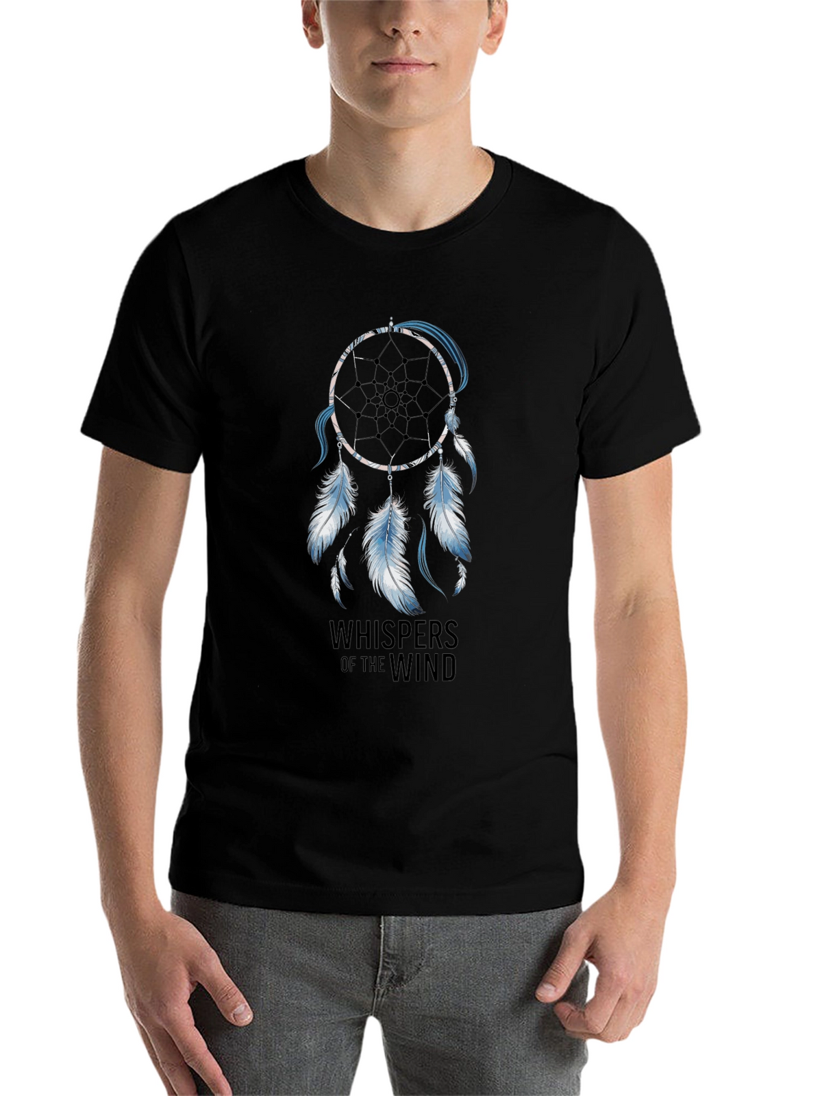 Dreamcatcher Graphic T-Shirt - Whispers of the Wind