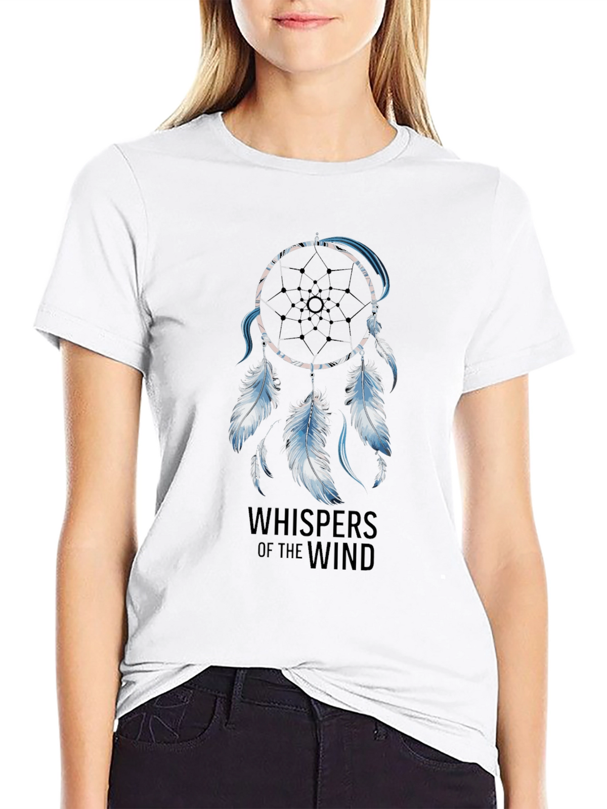 Dreamcatcher Graphic T-Shirt - Whispers of the Wind