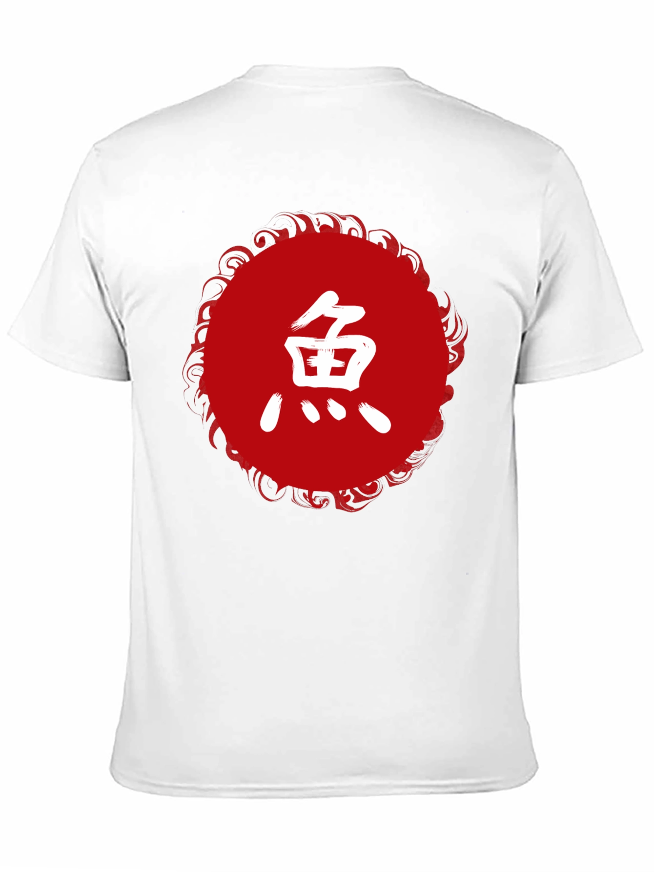 Japanese Koi Fish Graphic Tee - Black
