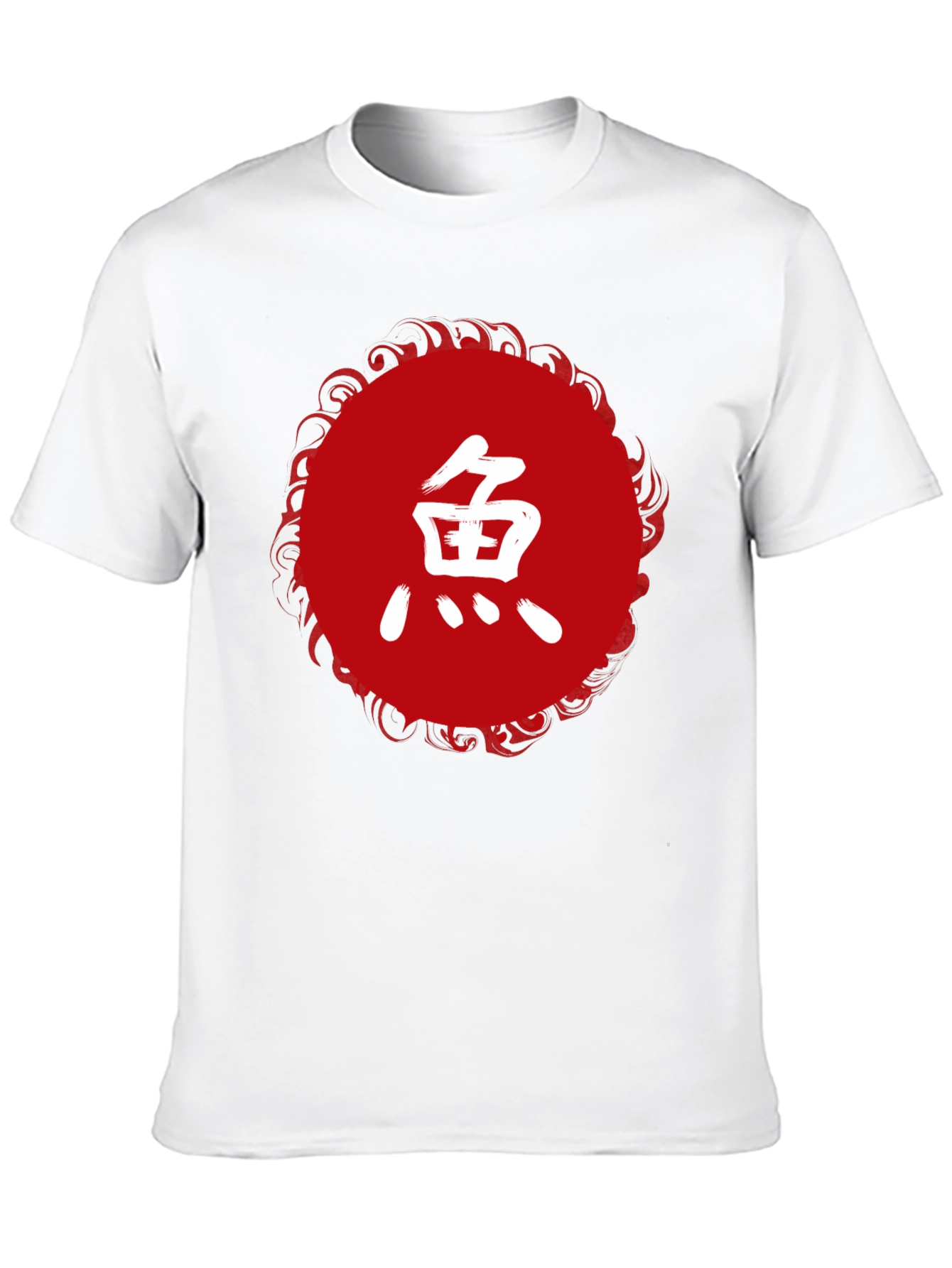 Japanese Koi Fish Graphic Tee - Black