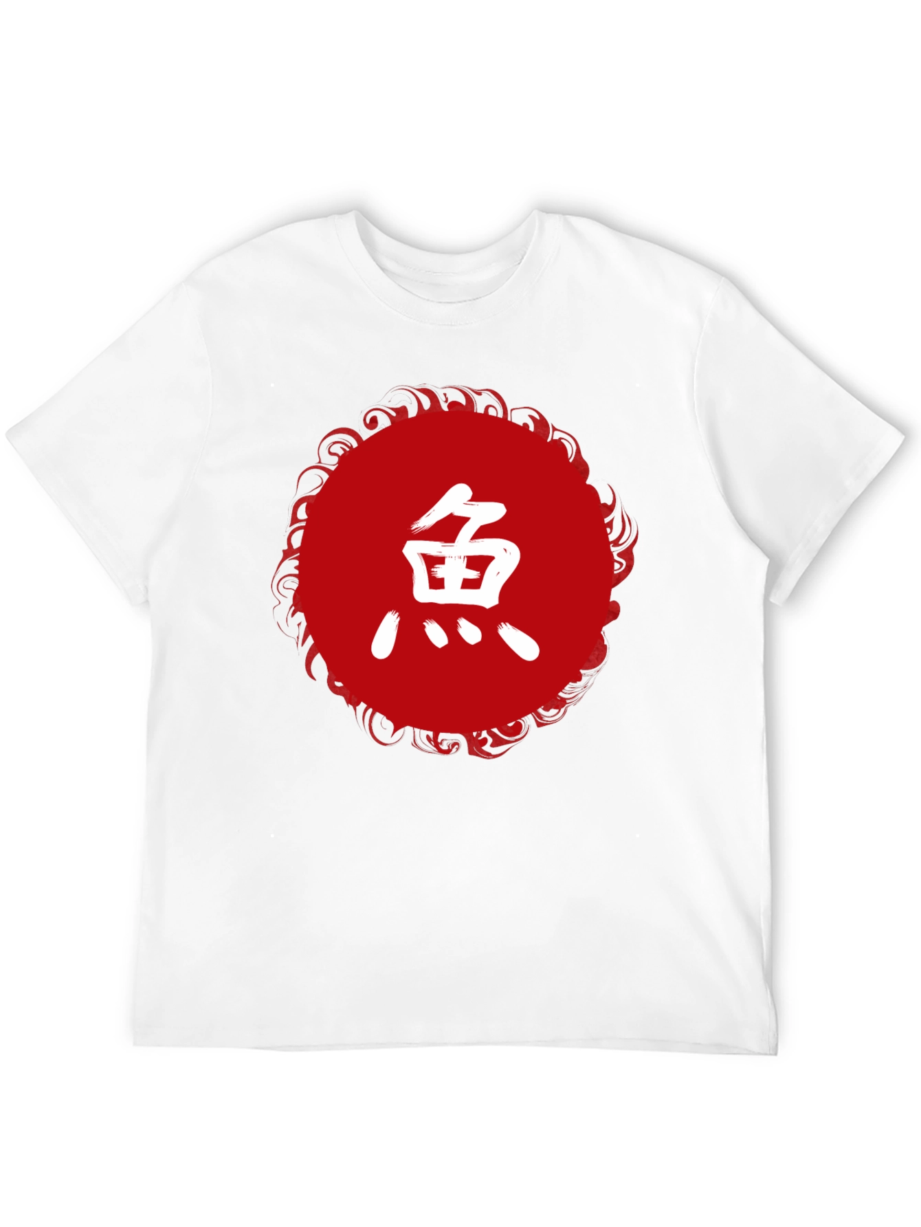 Japanese Koi Fish Graphic Tee - Black