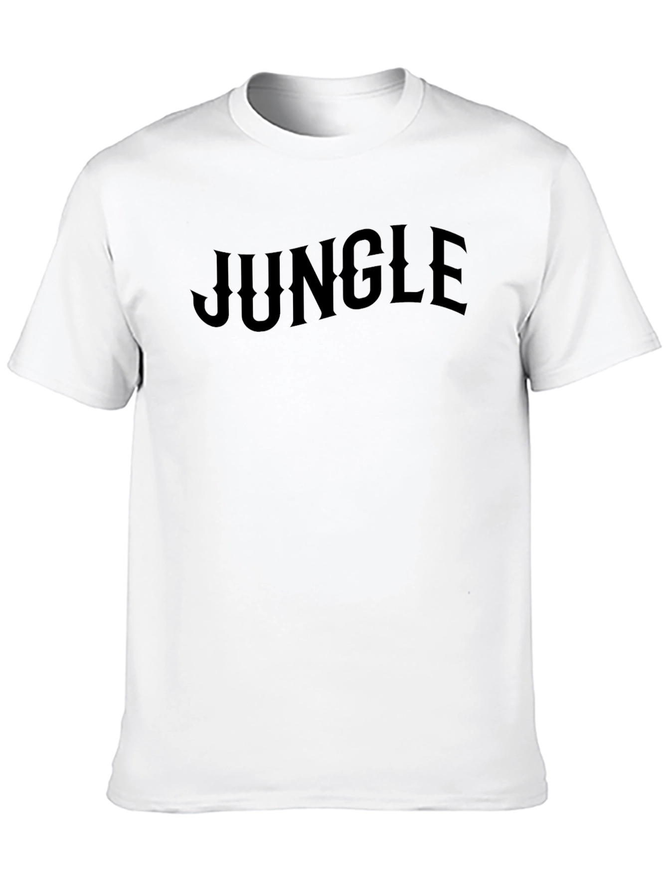Jungle Graphic T-Shirt - Classic Fit Black Tee