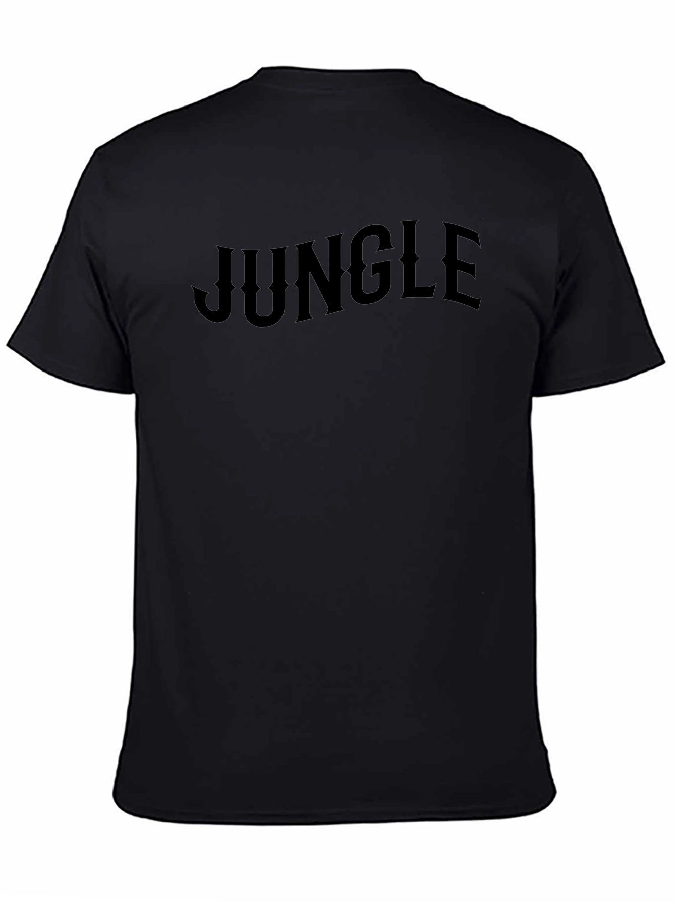 Jungle Graphic T-Shirt - Classic Fit Black Tee