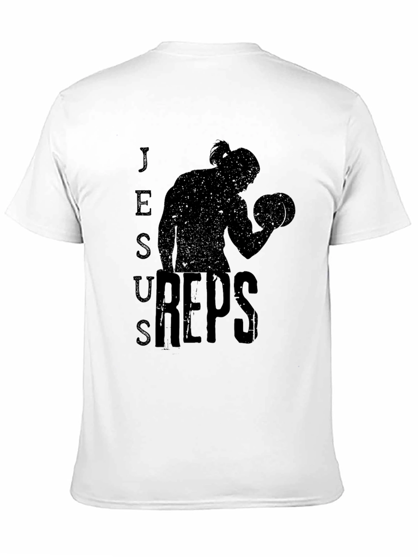 Jesus Reps Black Graphic T-Shirt