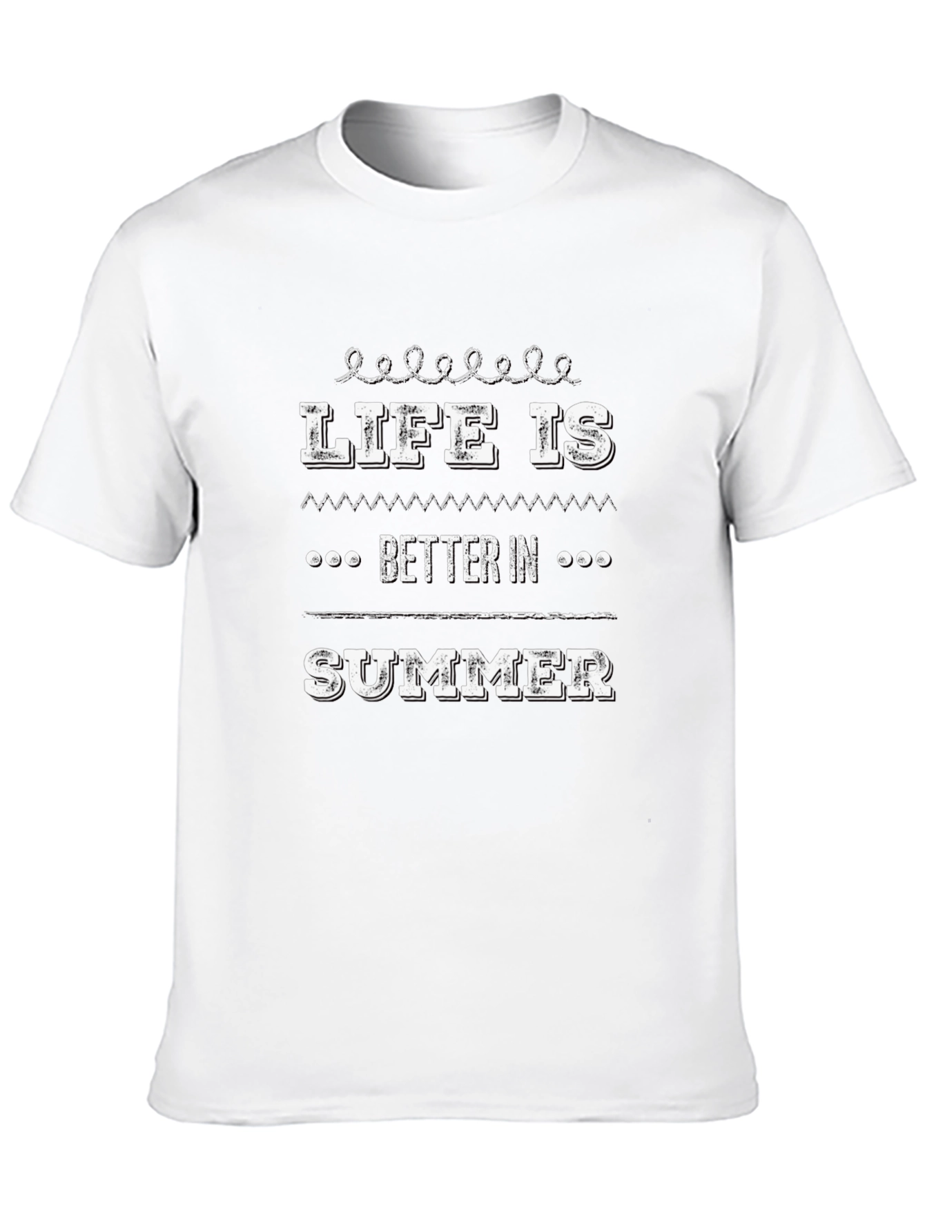 Life Is Better In Summer T-Shirt - Black