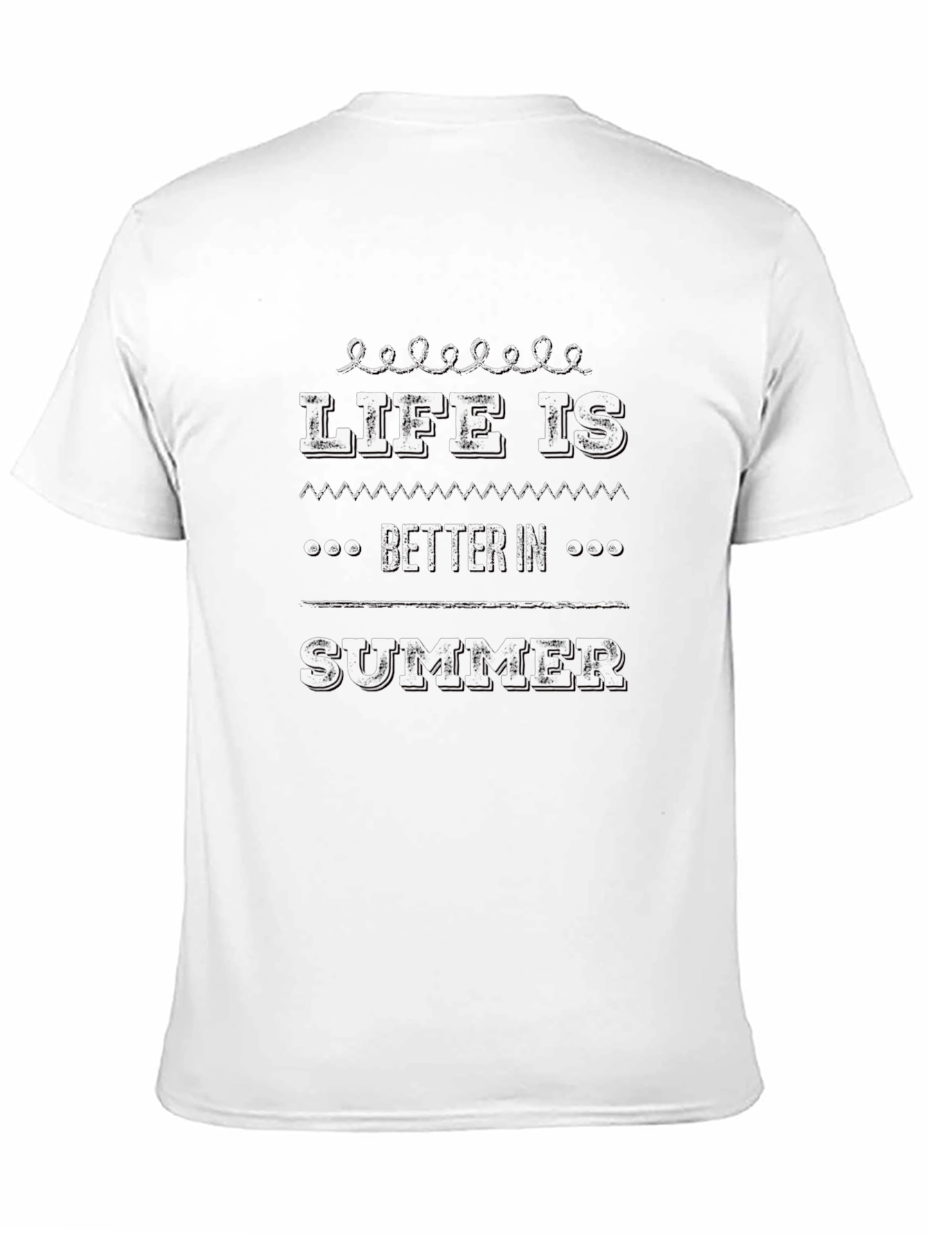 Life Is Better In Summer T-Shirt - Black