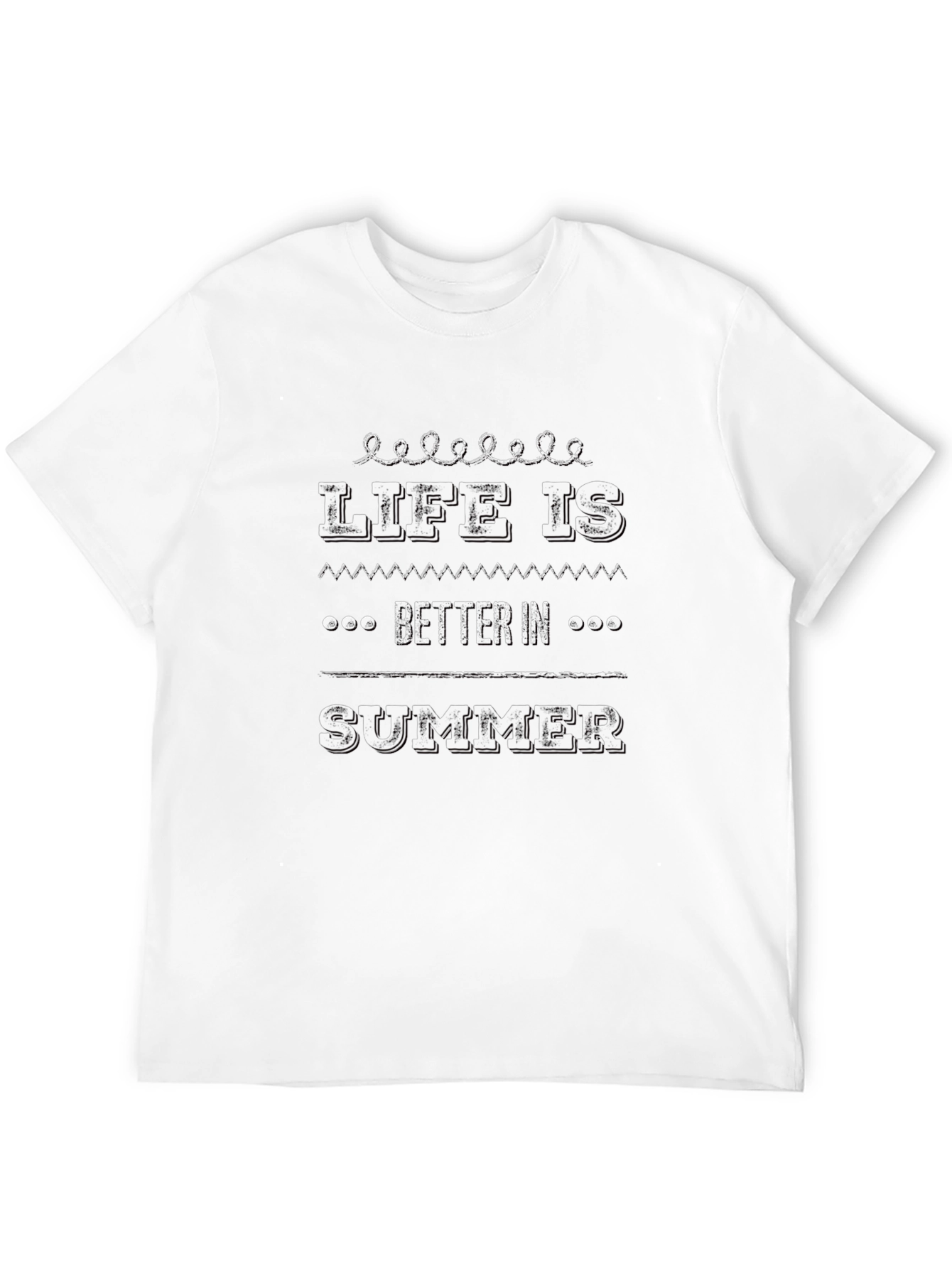 Life Is Better In Summer T-Shirt - Black