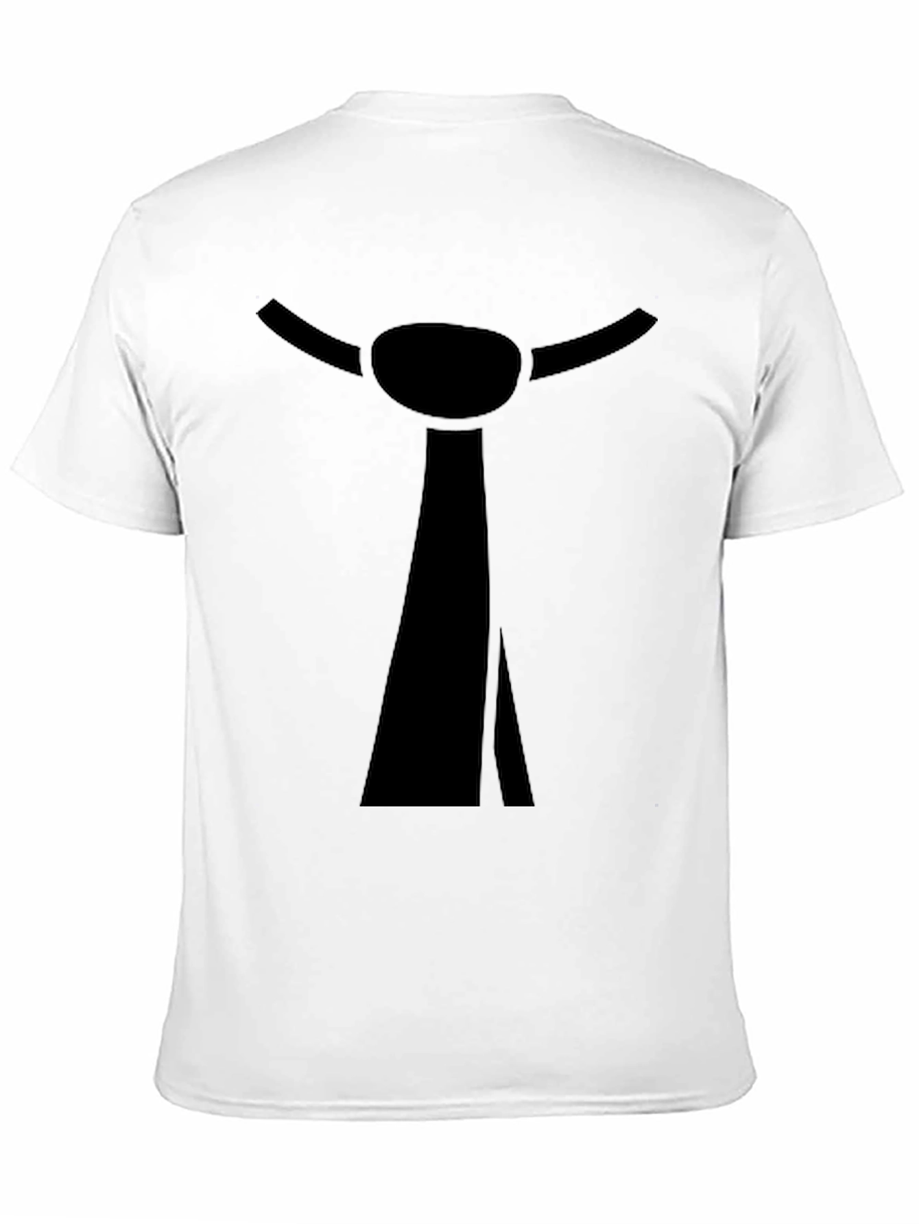 Novelty Black Tie Graphic T-Shirt