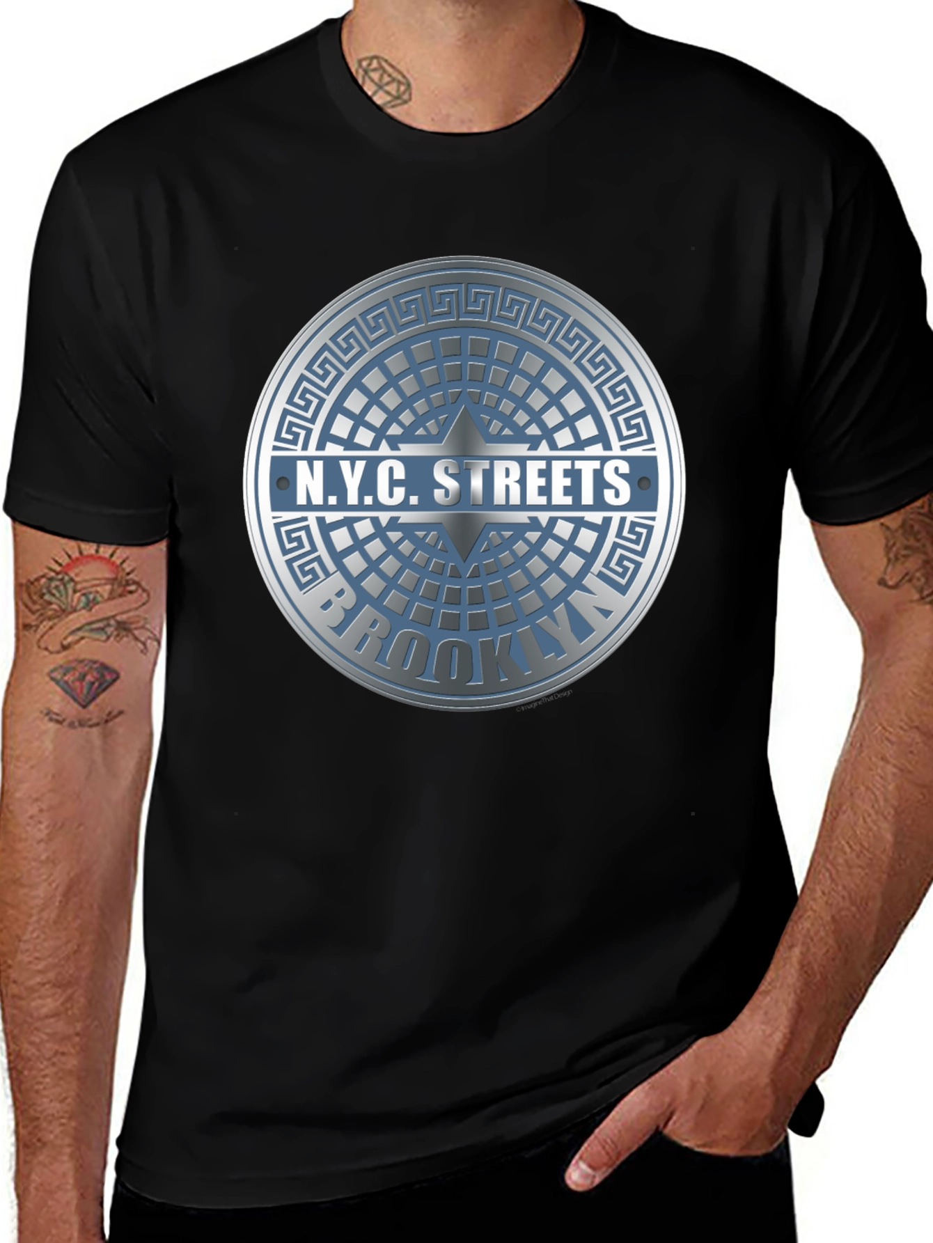 N.Y.C. Streets Brooklyn Graphic T-Shirt