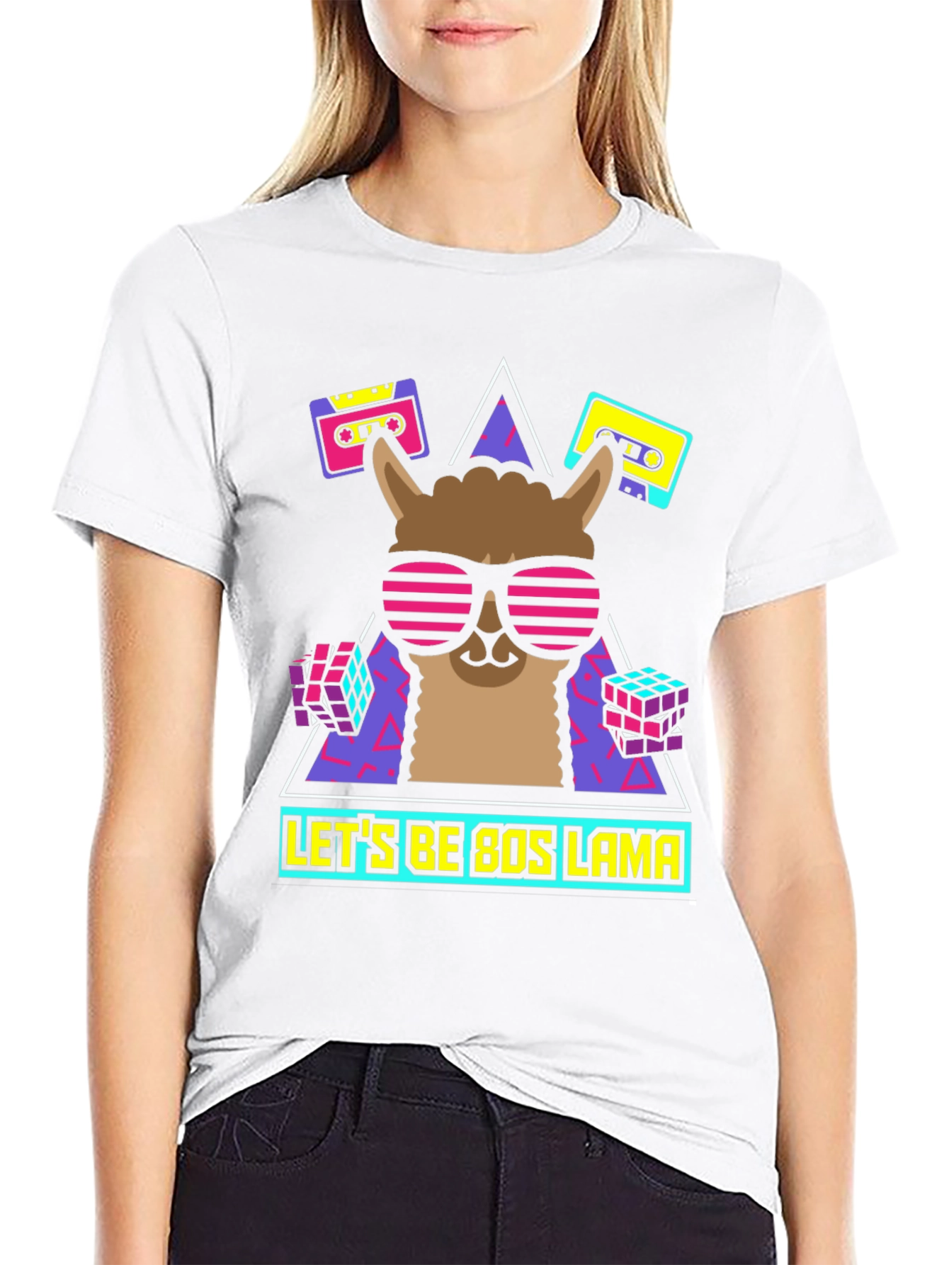 80s Llama Retro T-Shirt