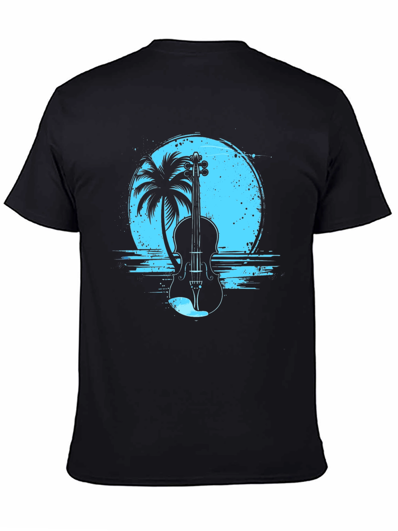 Violin Island Graphic Tee - Black