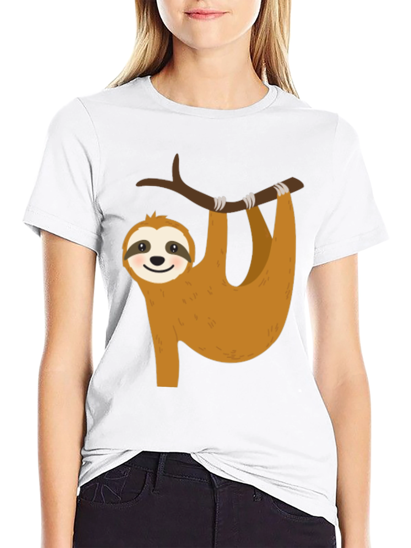 Sloth Hangin Around Graphic Tee