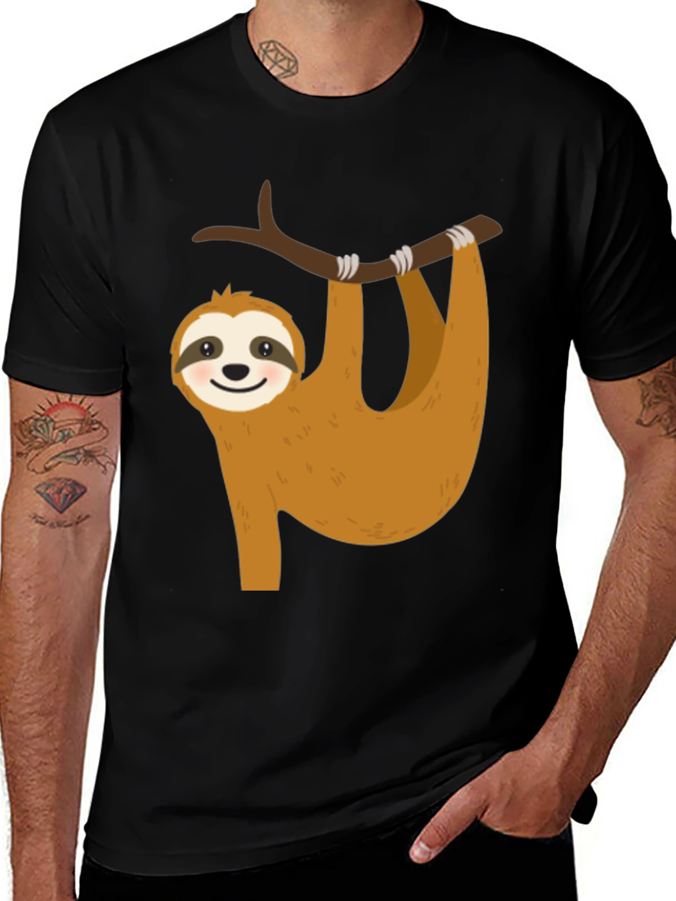Sloth Hangin Around Graphic Tee