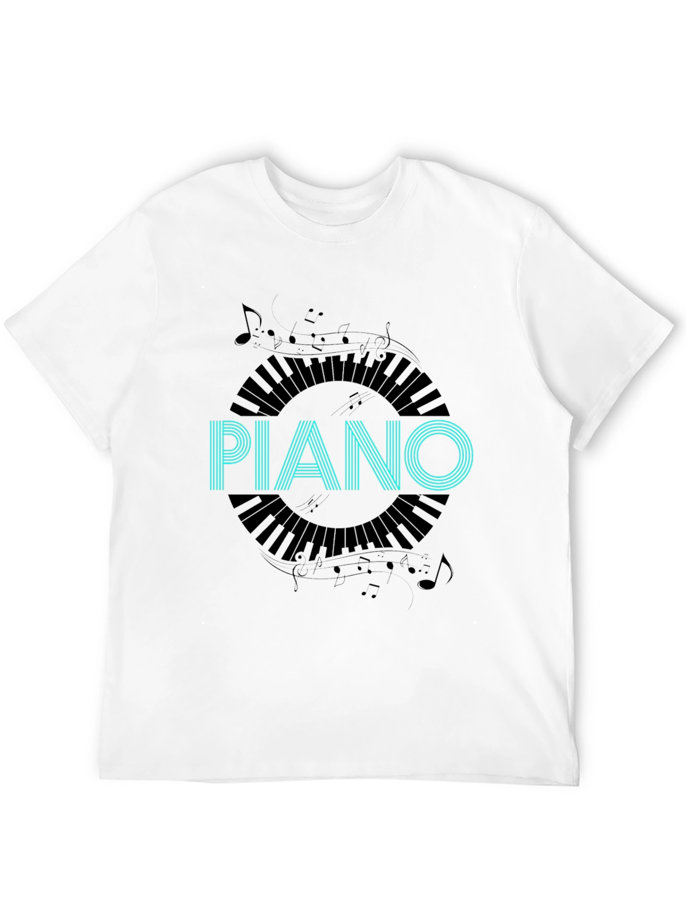 Piano Keys T-Shirt - Music Lover Tee