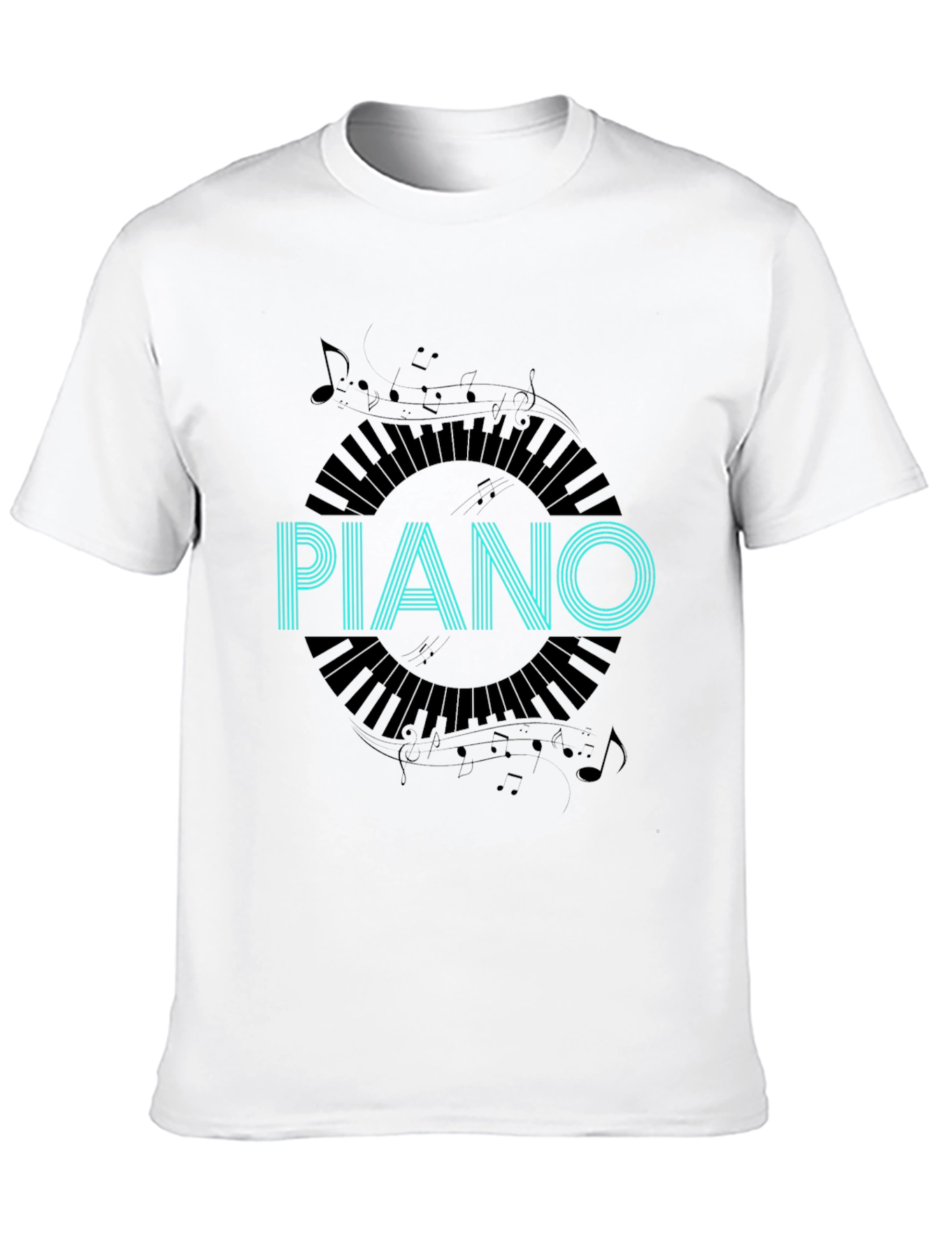 Piano Keys T-Shirt - Music Lover Tee