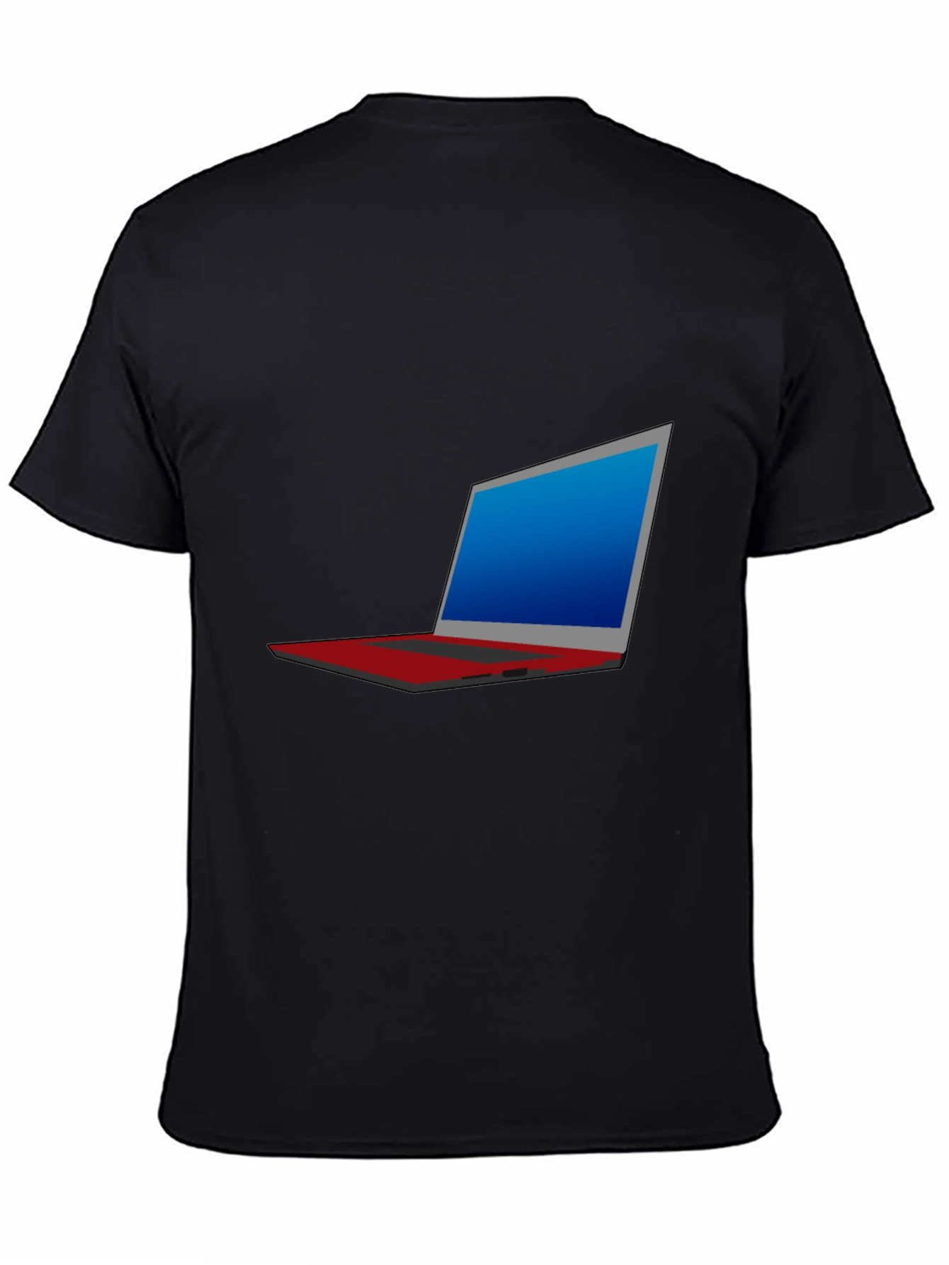 Laptop Graphic T-Shirt - Tech Style Tee
