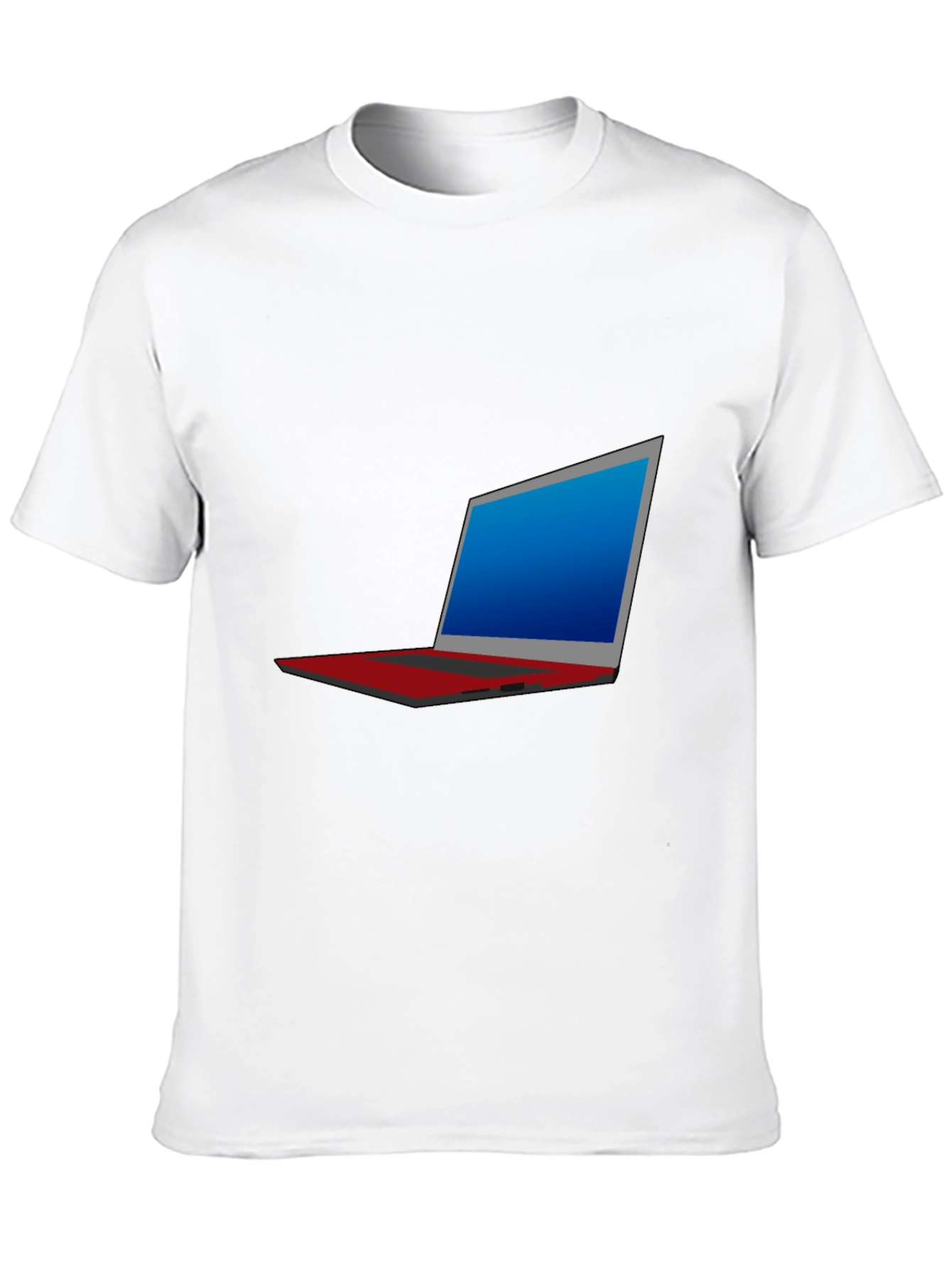 Laptop Graphic T-Shirt - Tech Style Tee