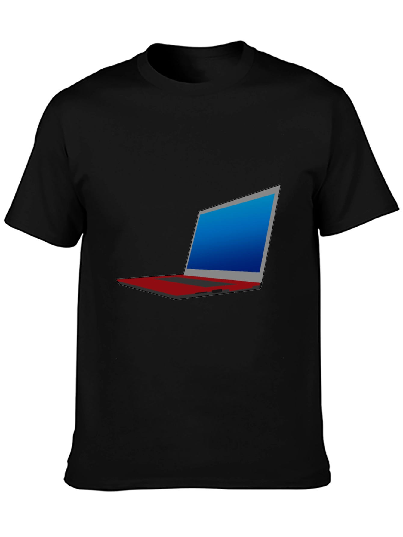 Laptop Graphic T-Shirt - Tech Style Tee