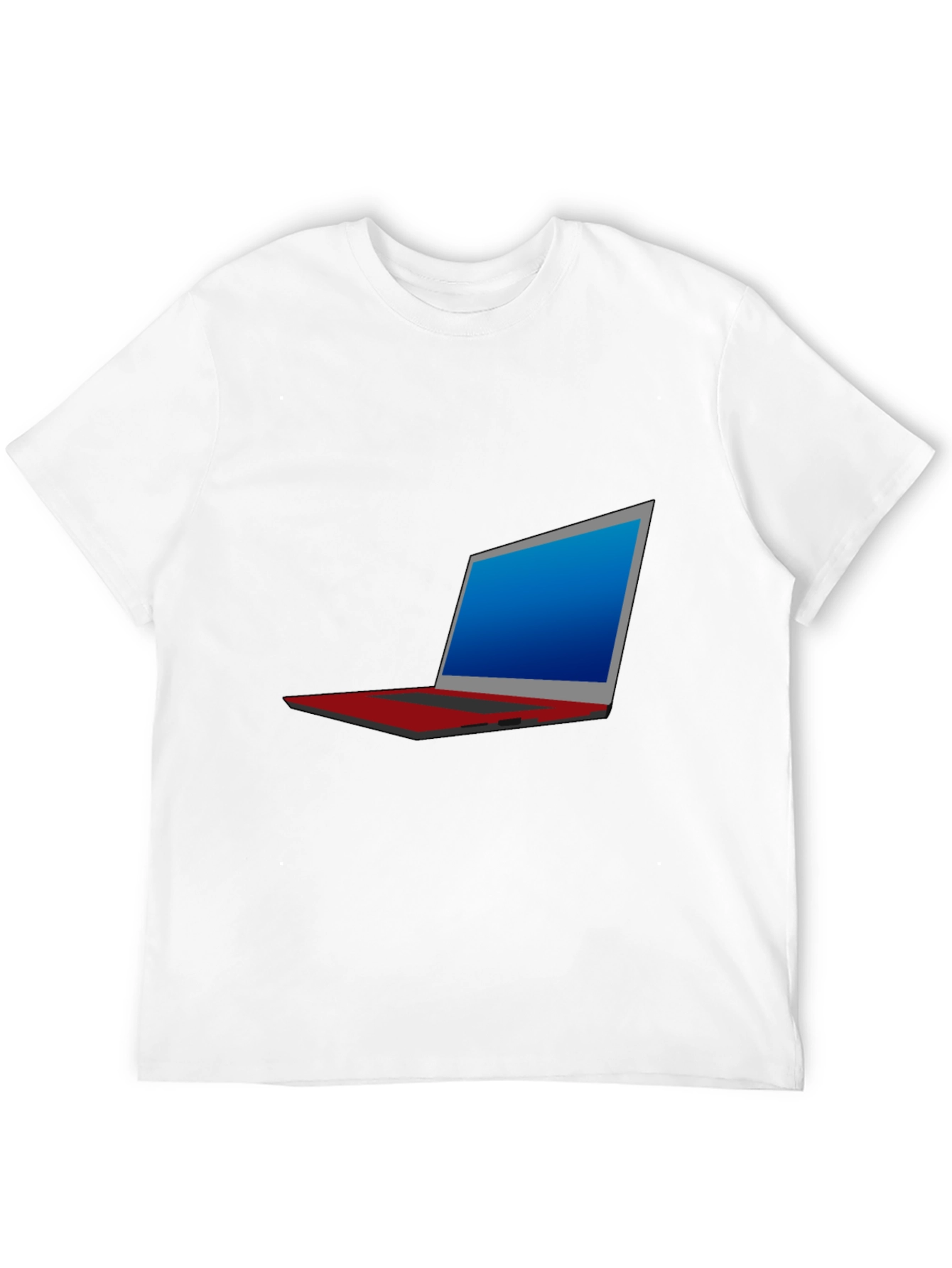 Laptop Graphic T-Shirt - Tech Style Tee