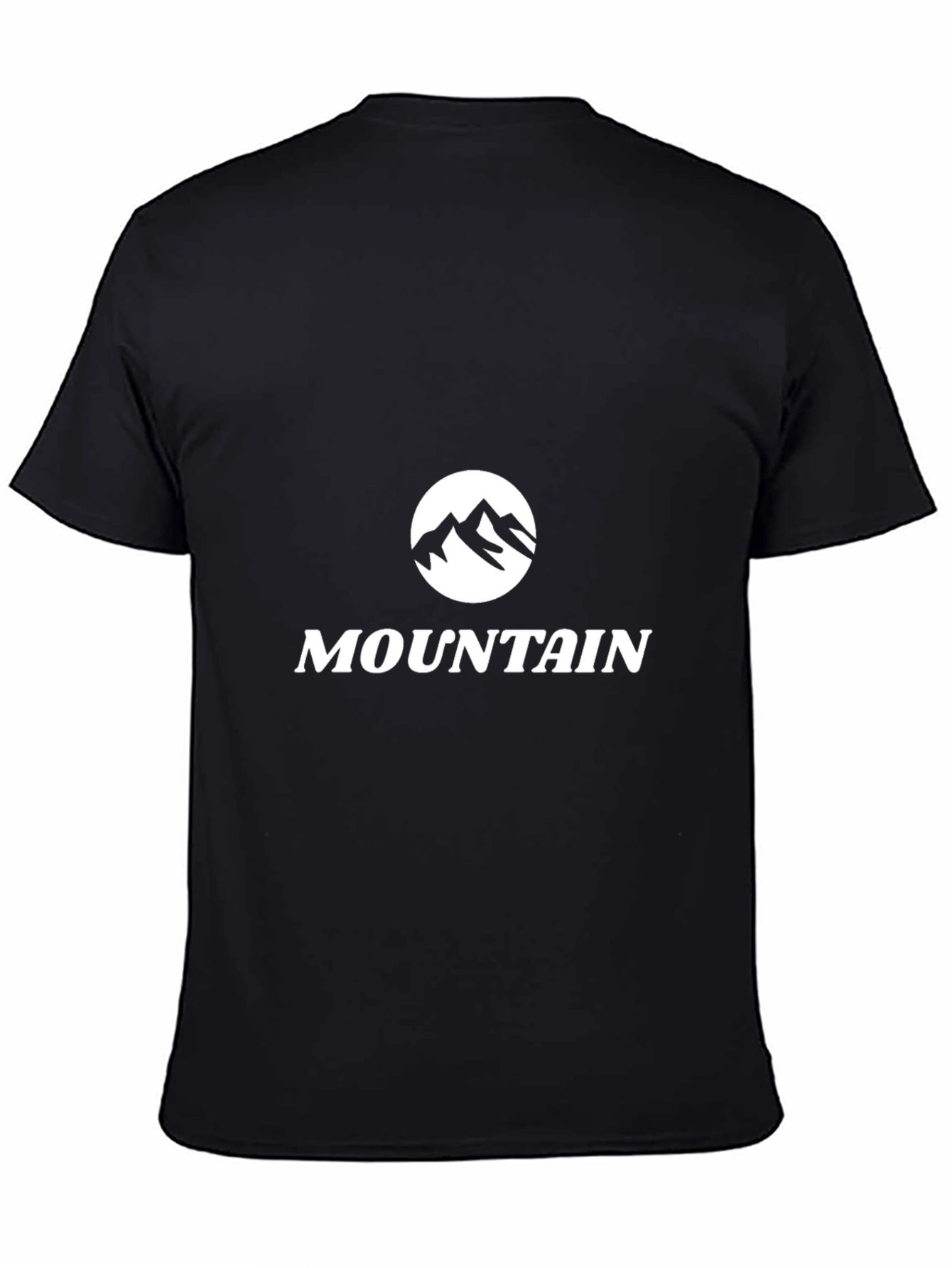 Mountain Graphic Tee - Black Cotton Blend