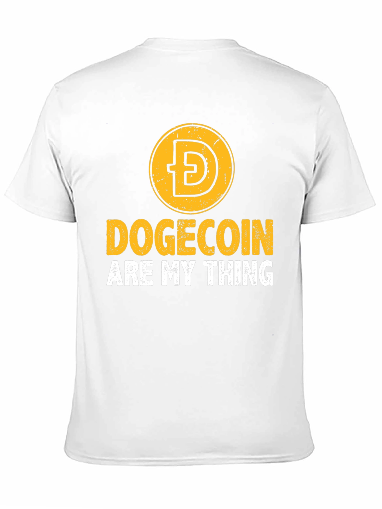 Dogecoin Are My Thing Black Graphic Tee