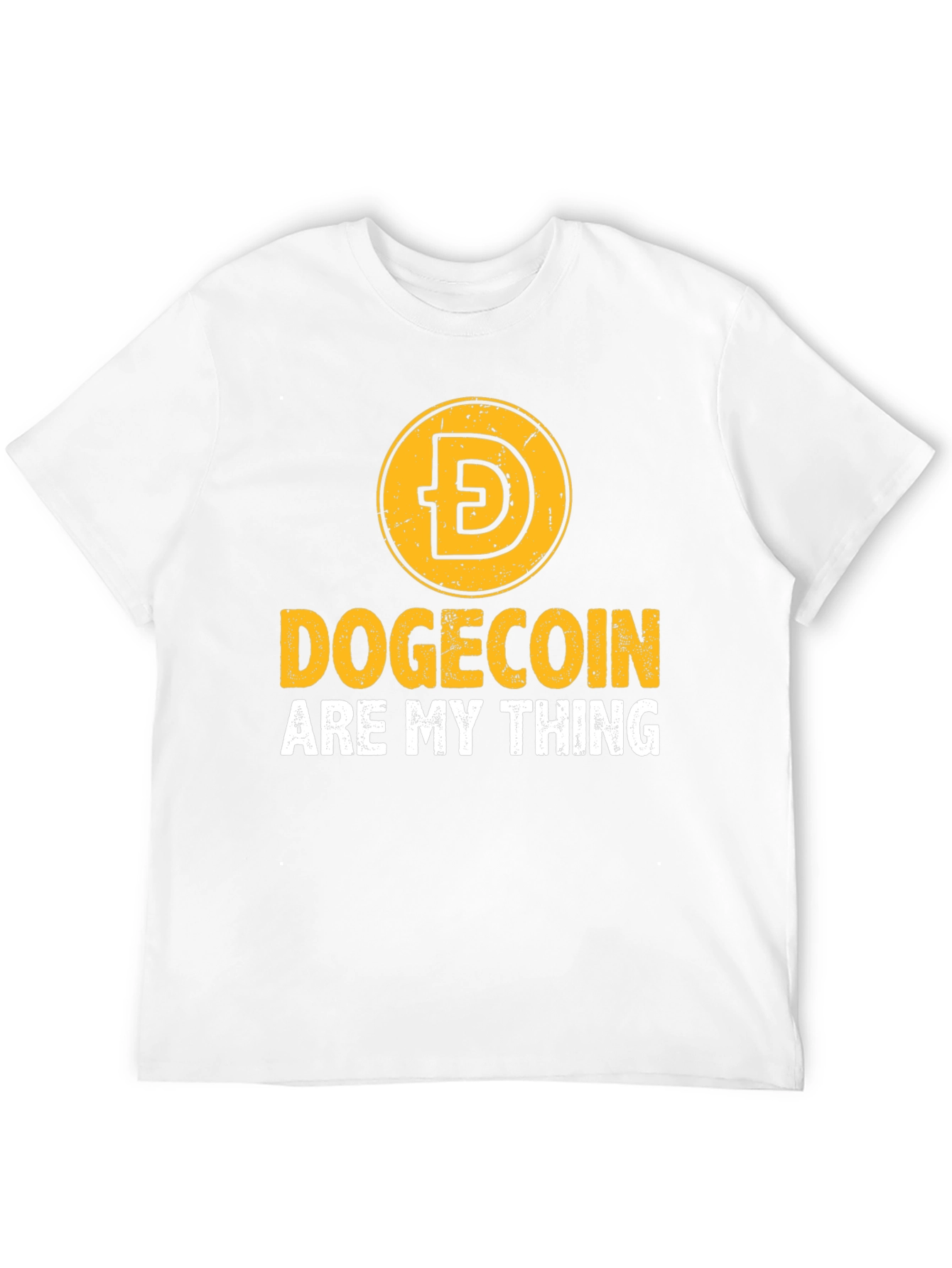 Dogecoin Are My Thing Black Graphic Tee