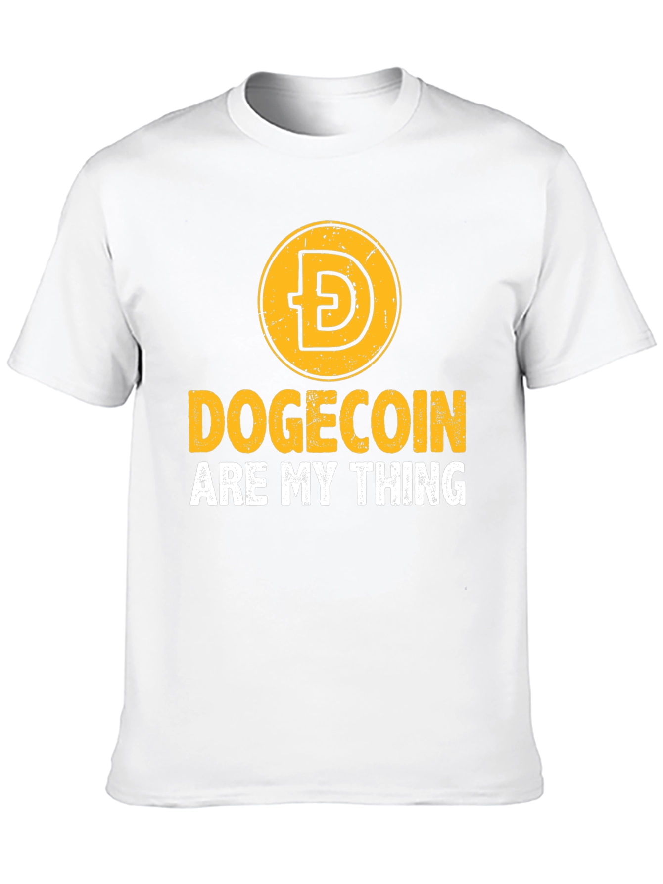 Dogecoin Are My Thing Black Graphic Tee