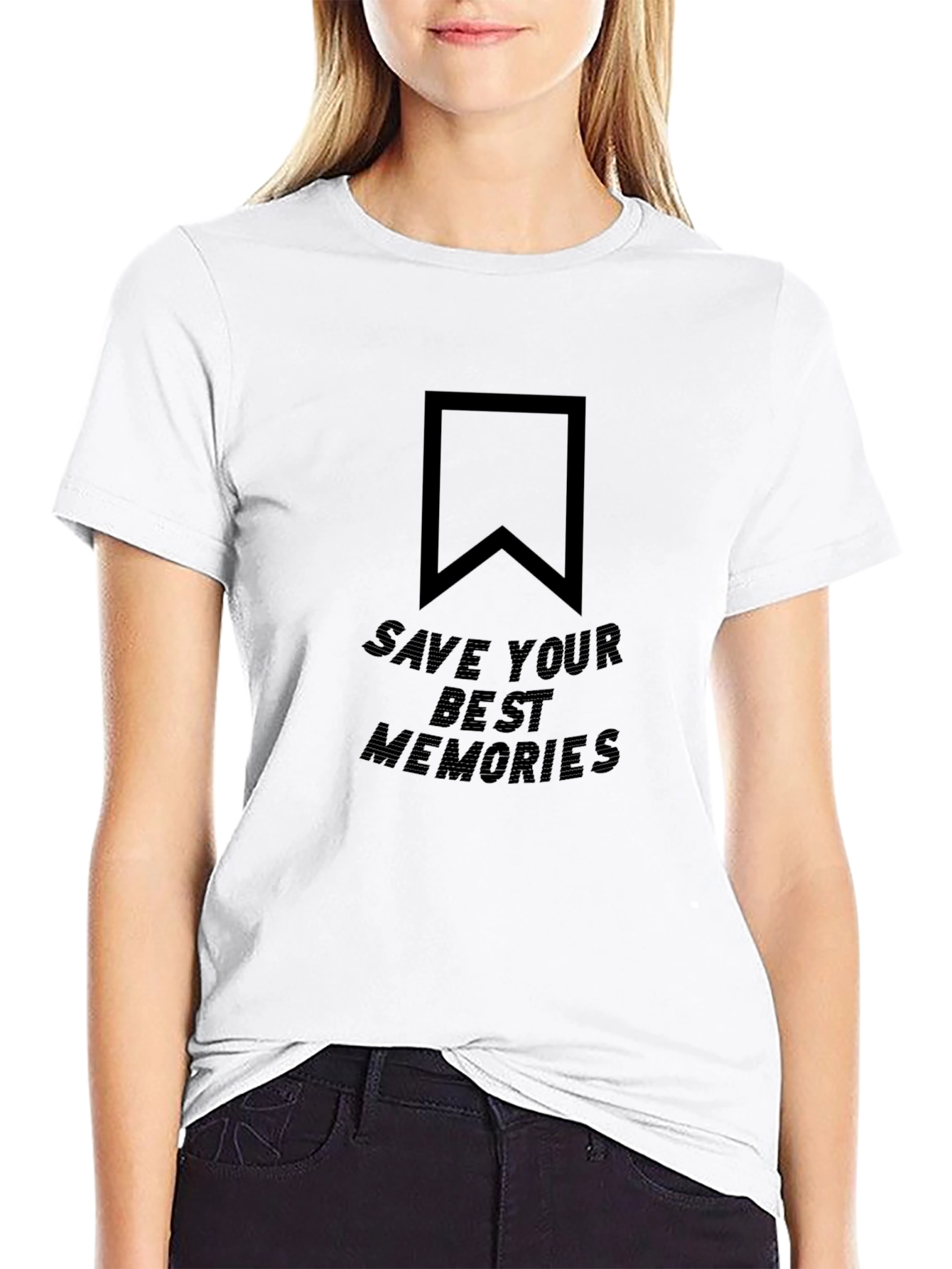 Save Your Best Memories Black T-Shirt