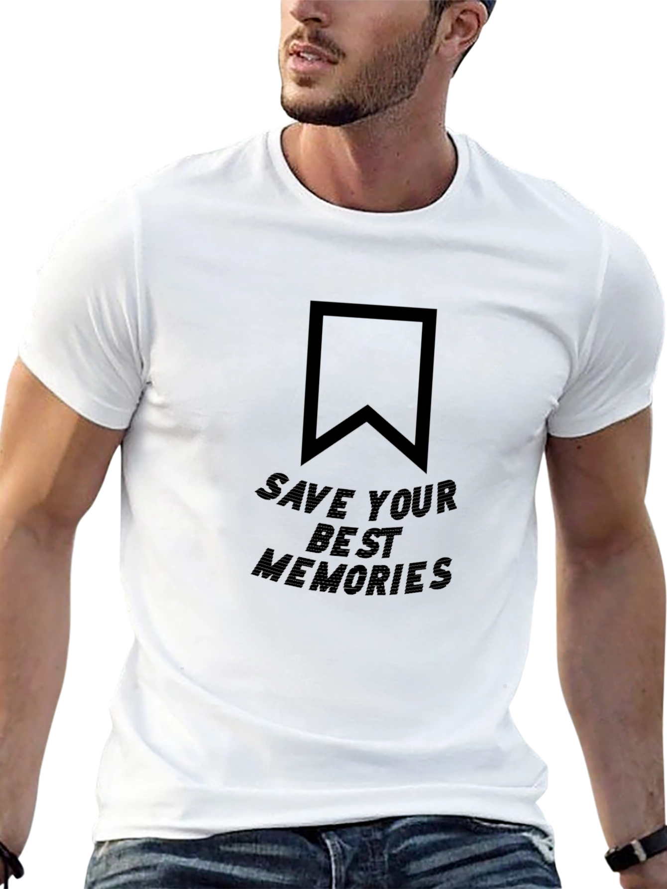 Save Your Best Memories Black T-Shirt