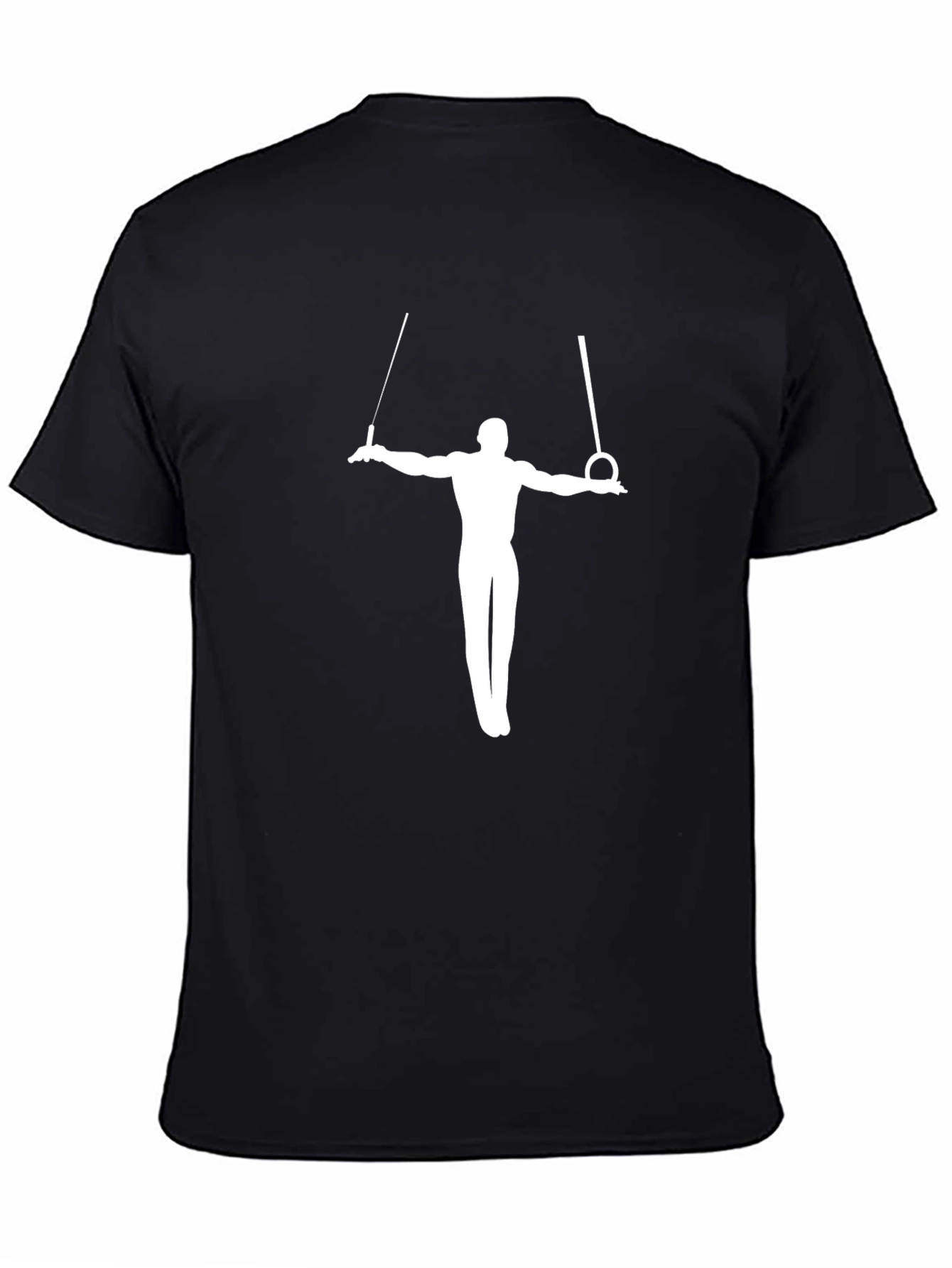 Gymnast Rings T-Shirt - Mens Black Tee