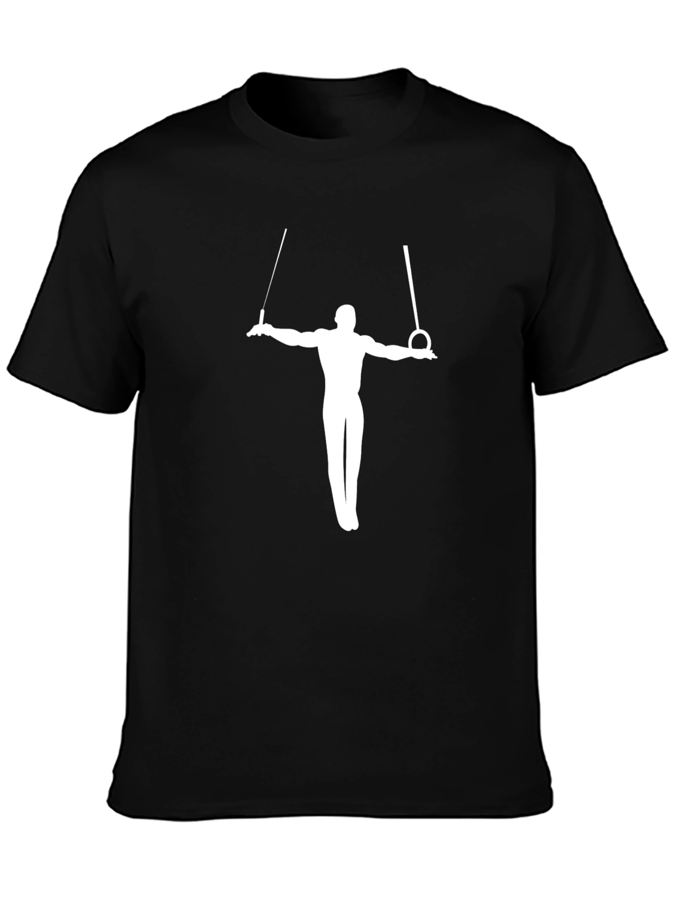 Gymnast Rings T-Shirt - Mens Black Tee