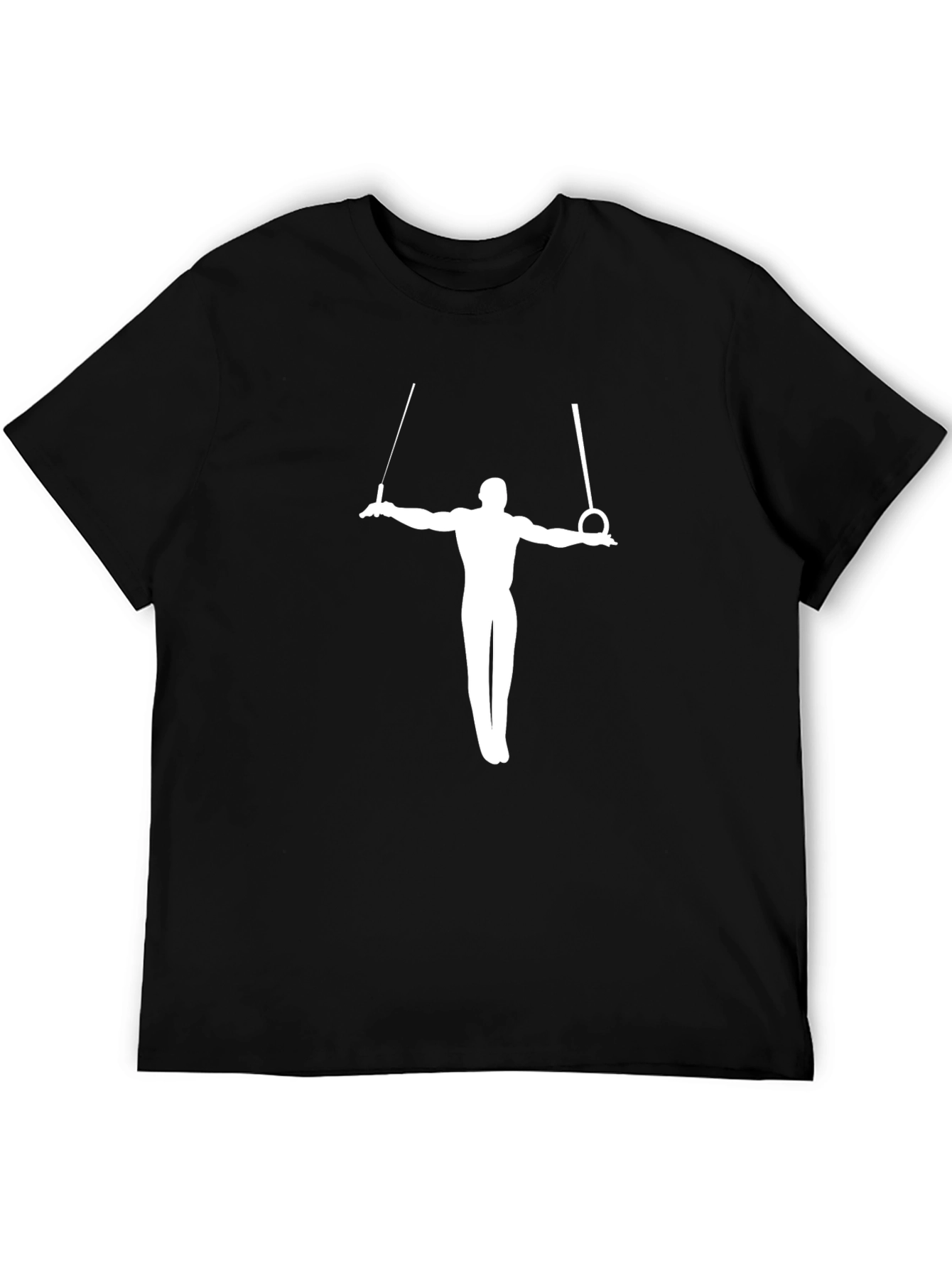Gymnast Rings T-Shirt - Mens Black Tee