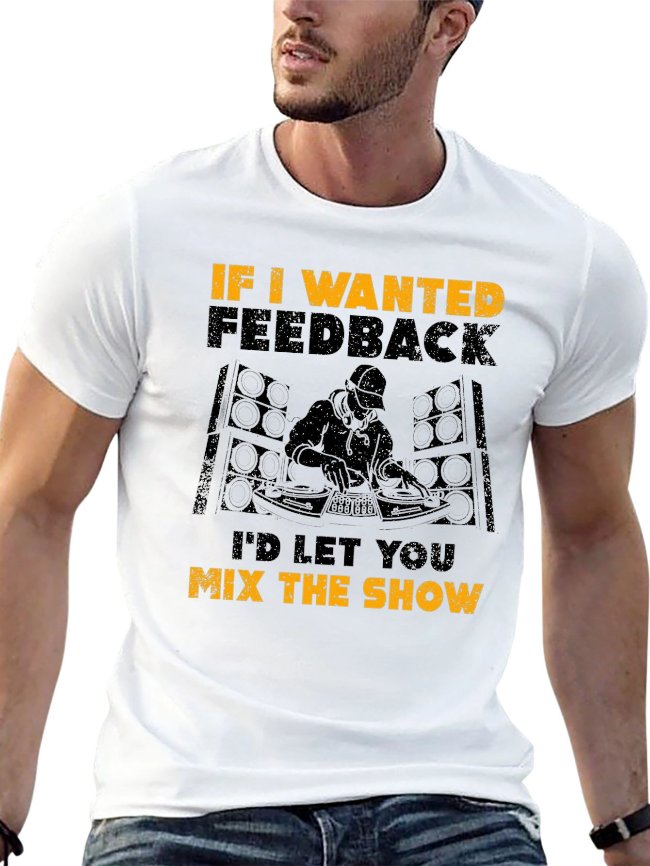 DJ Feedback Graphic T-Shirt