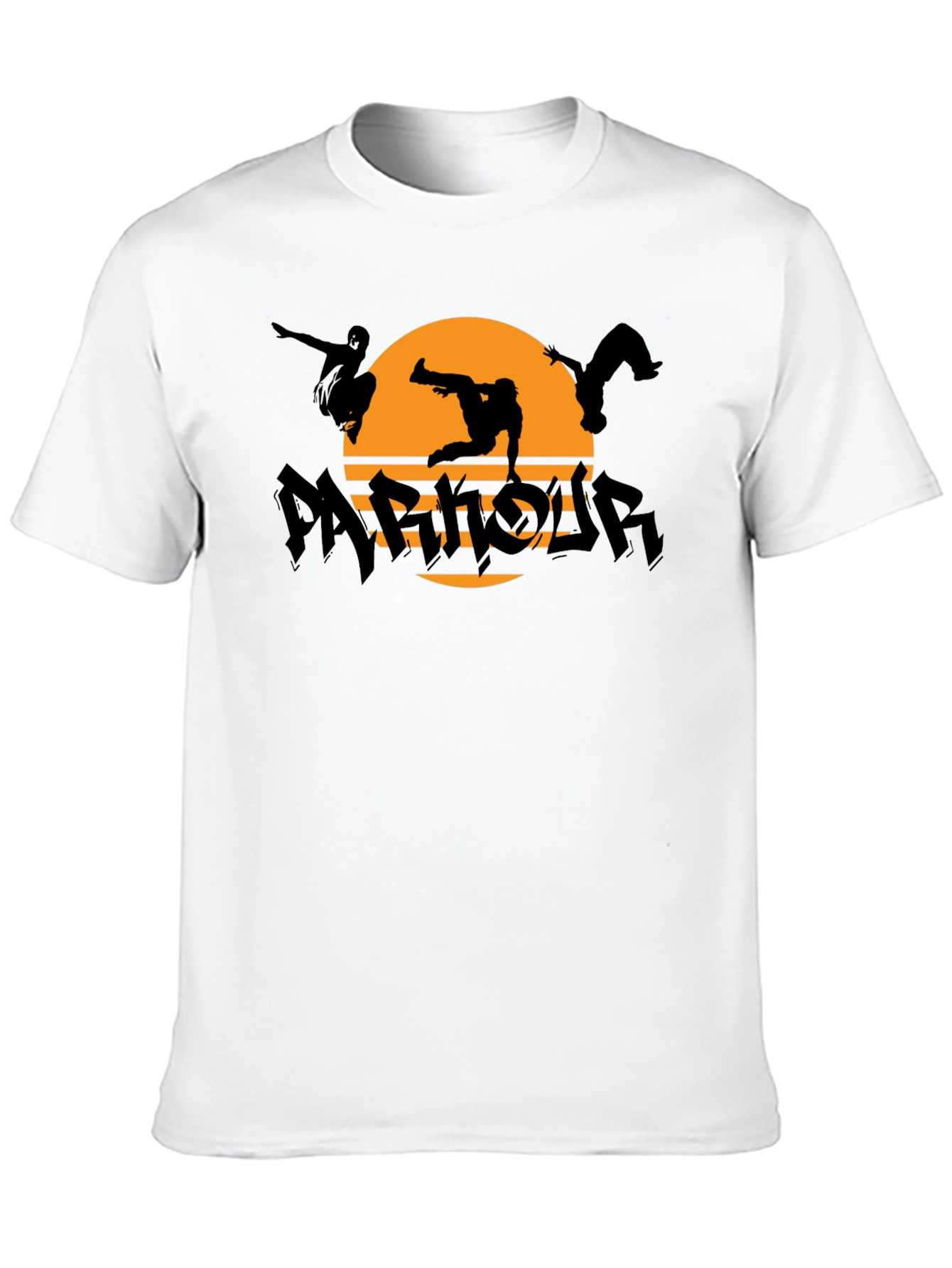 Parkour Silhouette T-Shirt - Urban Acrobatics Design
