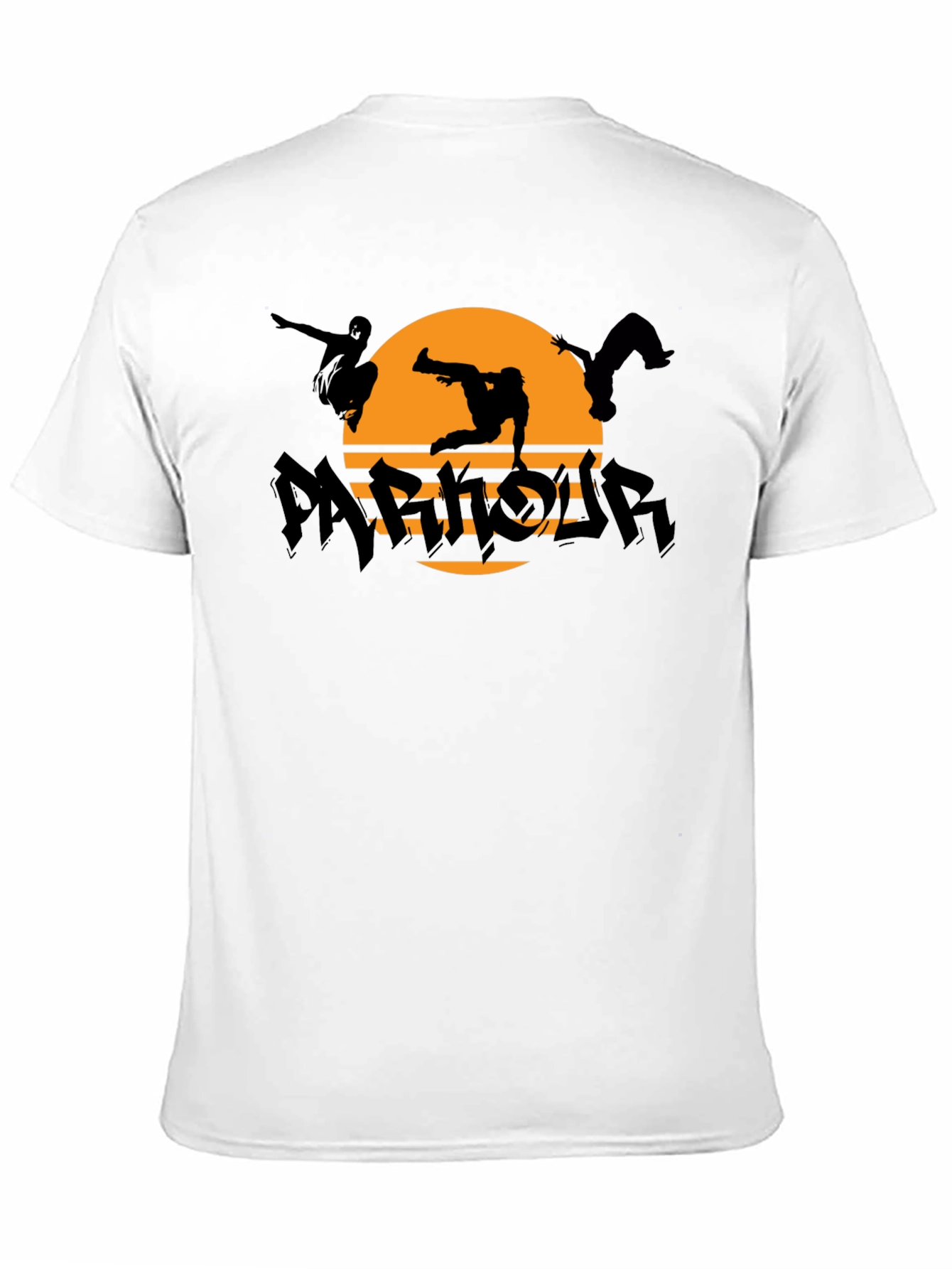 Parkour Silhouette T-Shirt - Urban Acrobatics Design